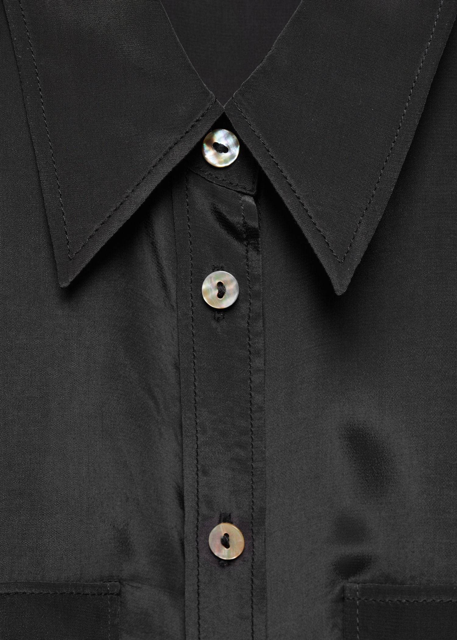 Camisa fluida bolsillos - Detalle del artículo 8