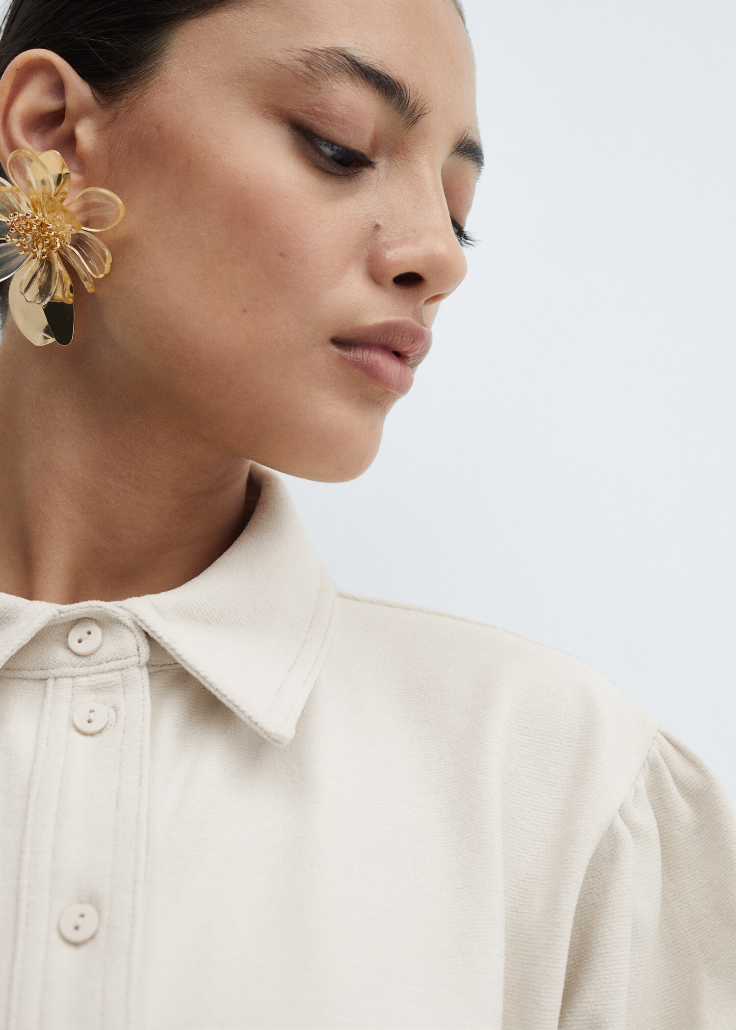 Robe courte manches bouffantes - Détail de l'article 1