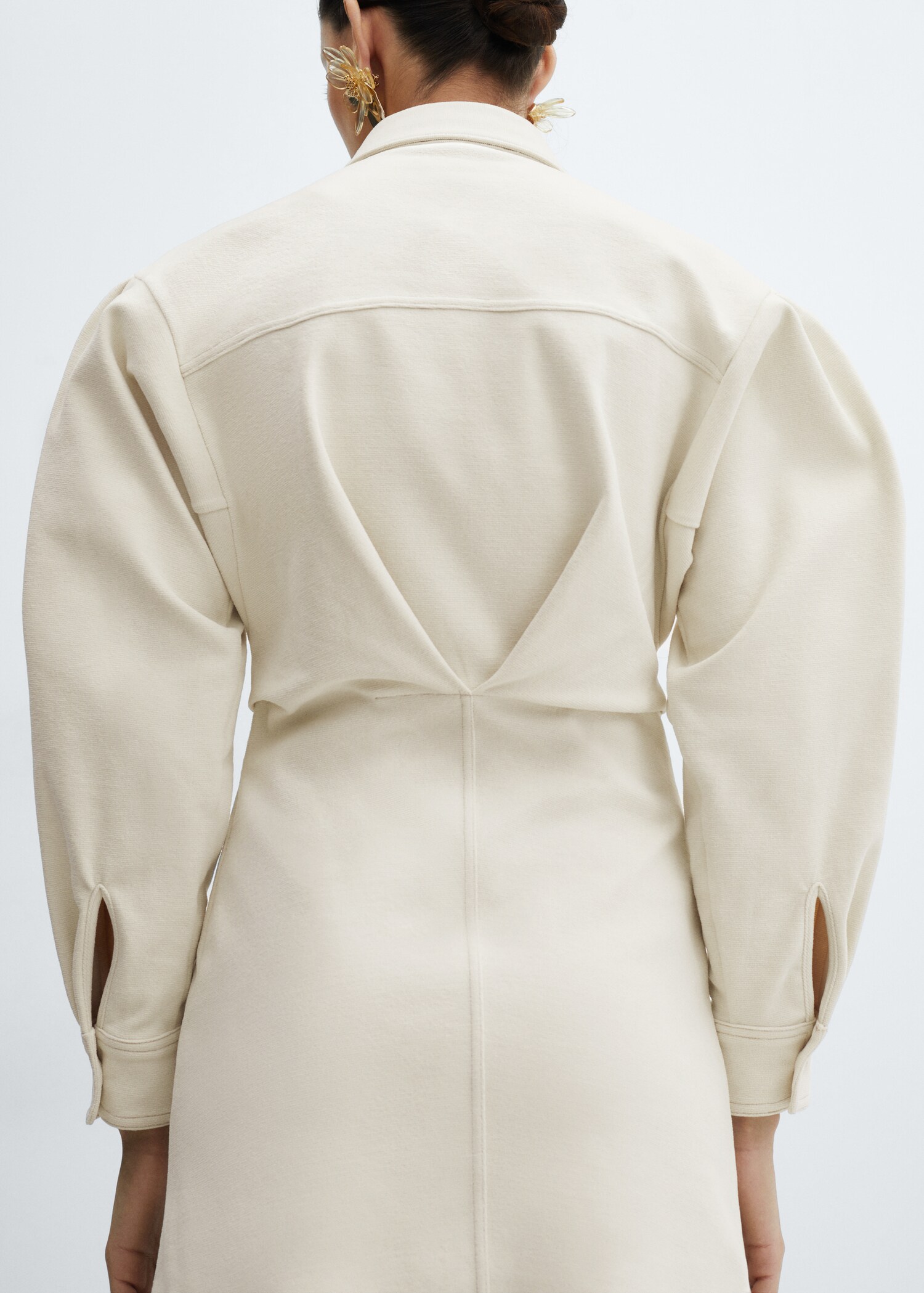 Robe courte manches bouffantes - Verso de l’article