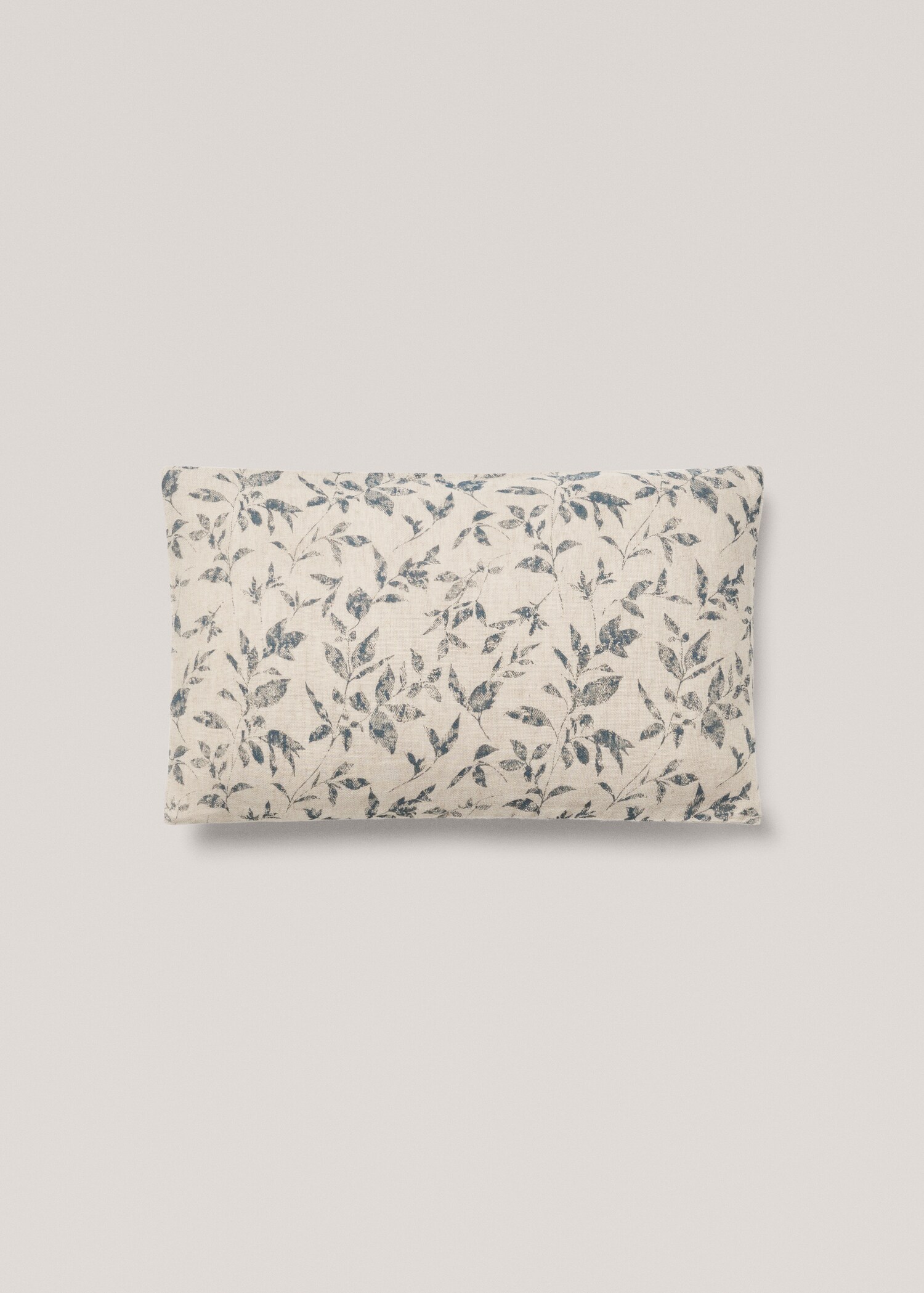 Cotton linen floral cushion cover 30x50cm - Article without model