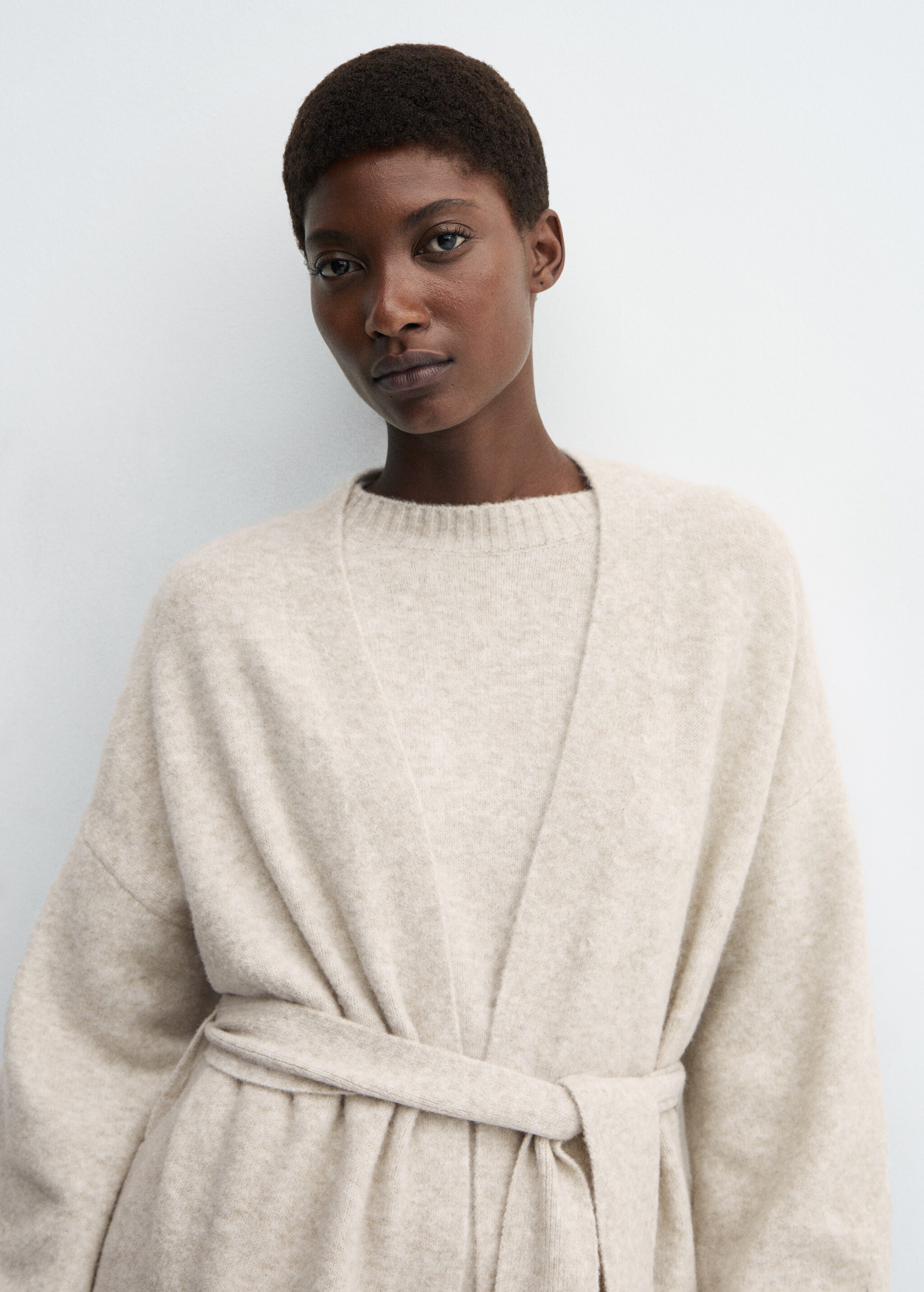 Oversize knit cardigan - Details of the article 1