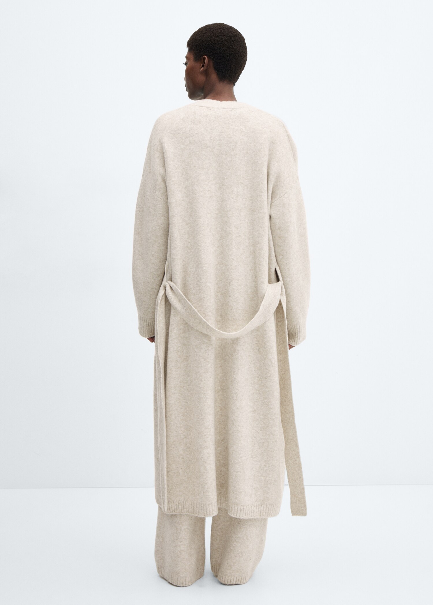 Cardigan maille oversize - Verso de l’article