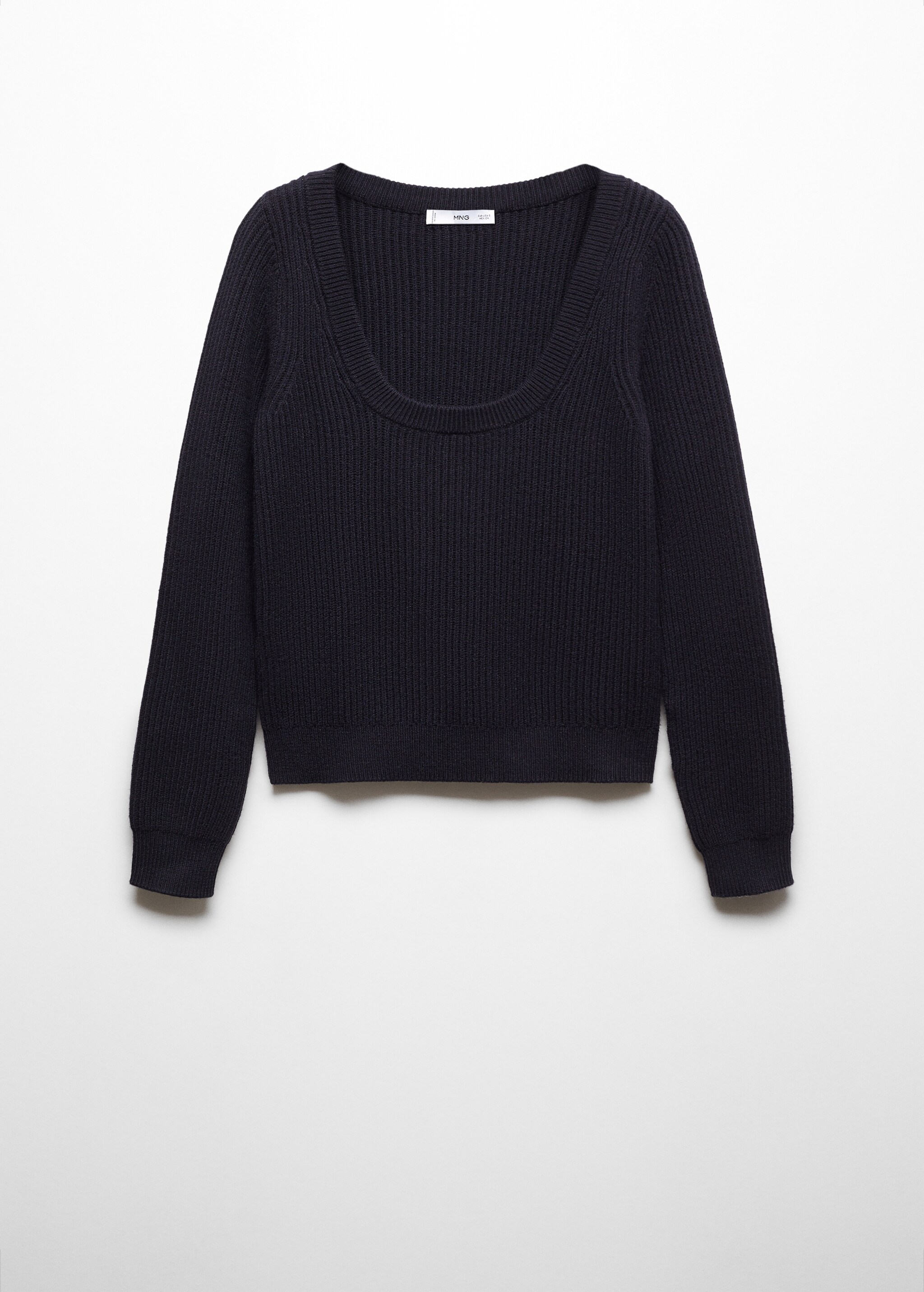 Low-cut neck sweater - Article without model