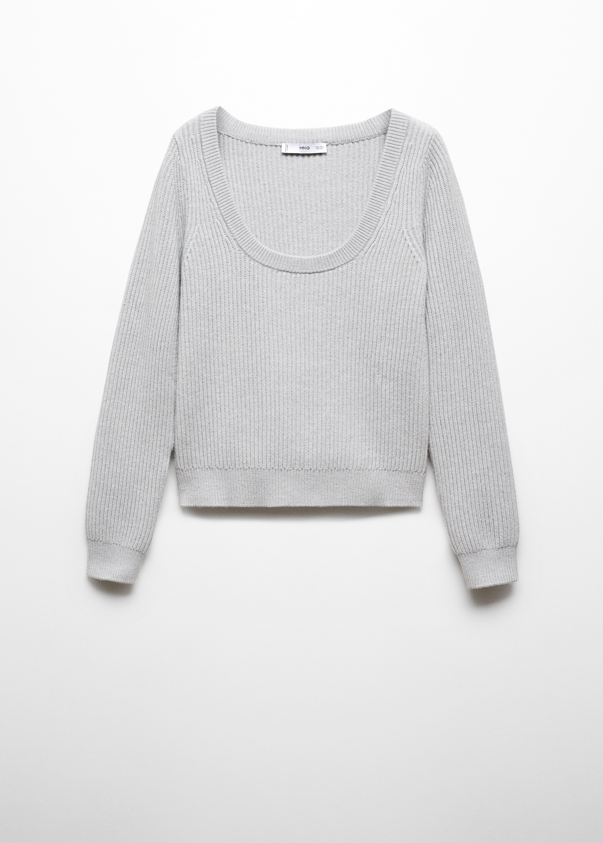 Low-cut neck sweater - Article without model