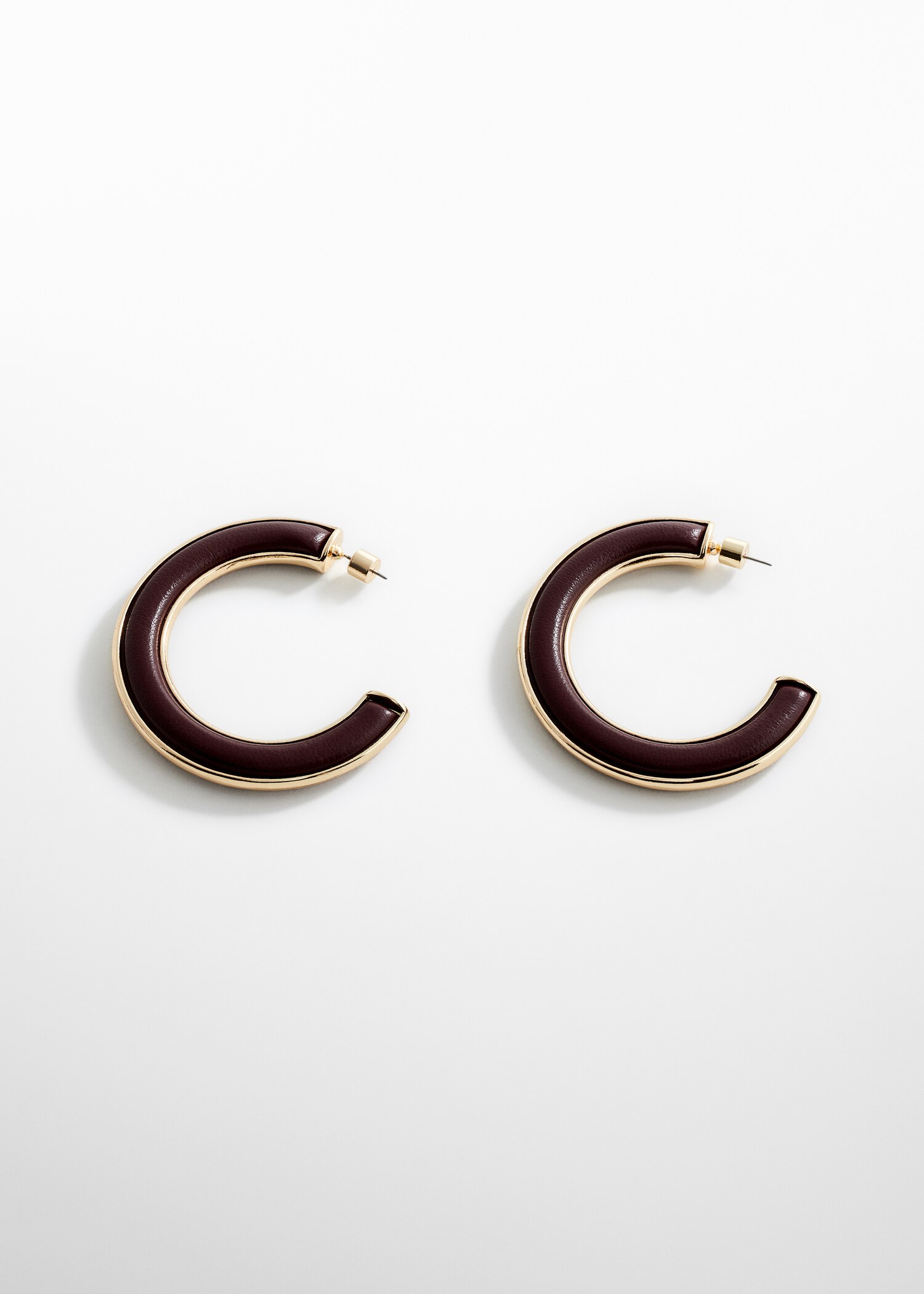 Two-tone hoop earrings - Article without model