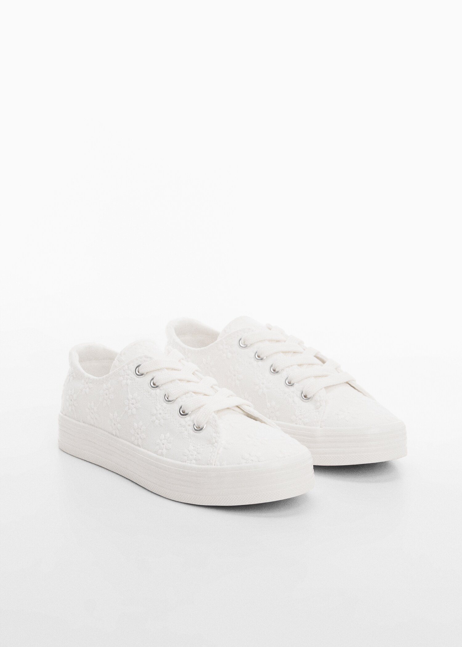 Embroidered sneakers - Medium plane