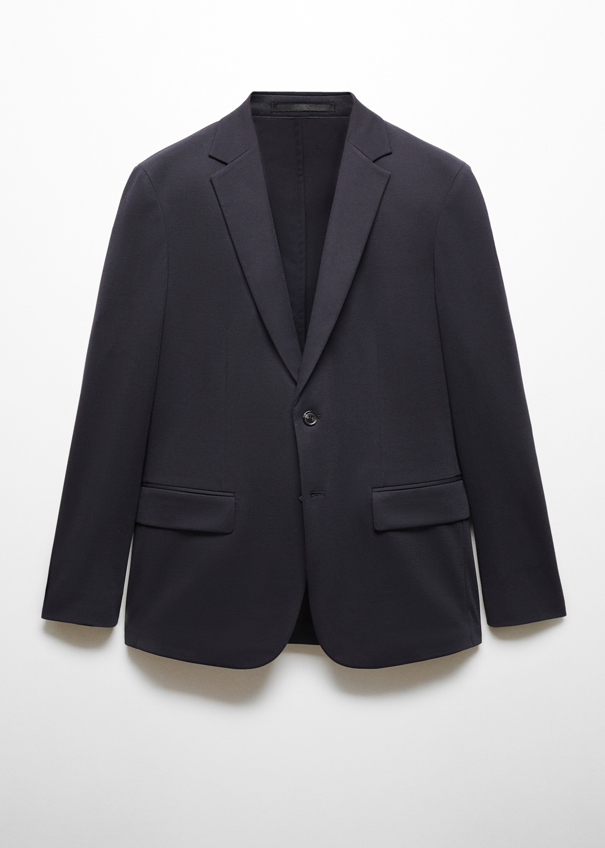 Slim-fit suit jacket - Article without model, Dark Navy. Ref: 67064444-00.
