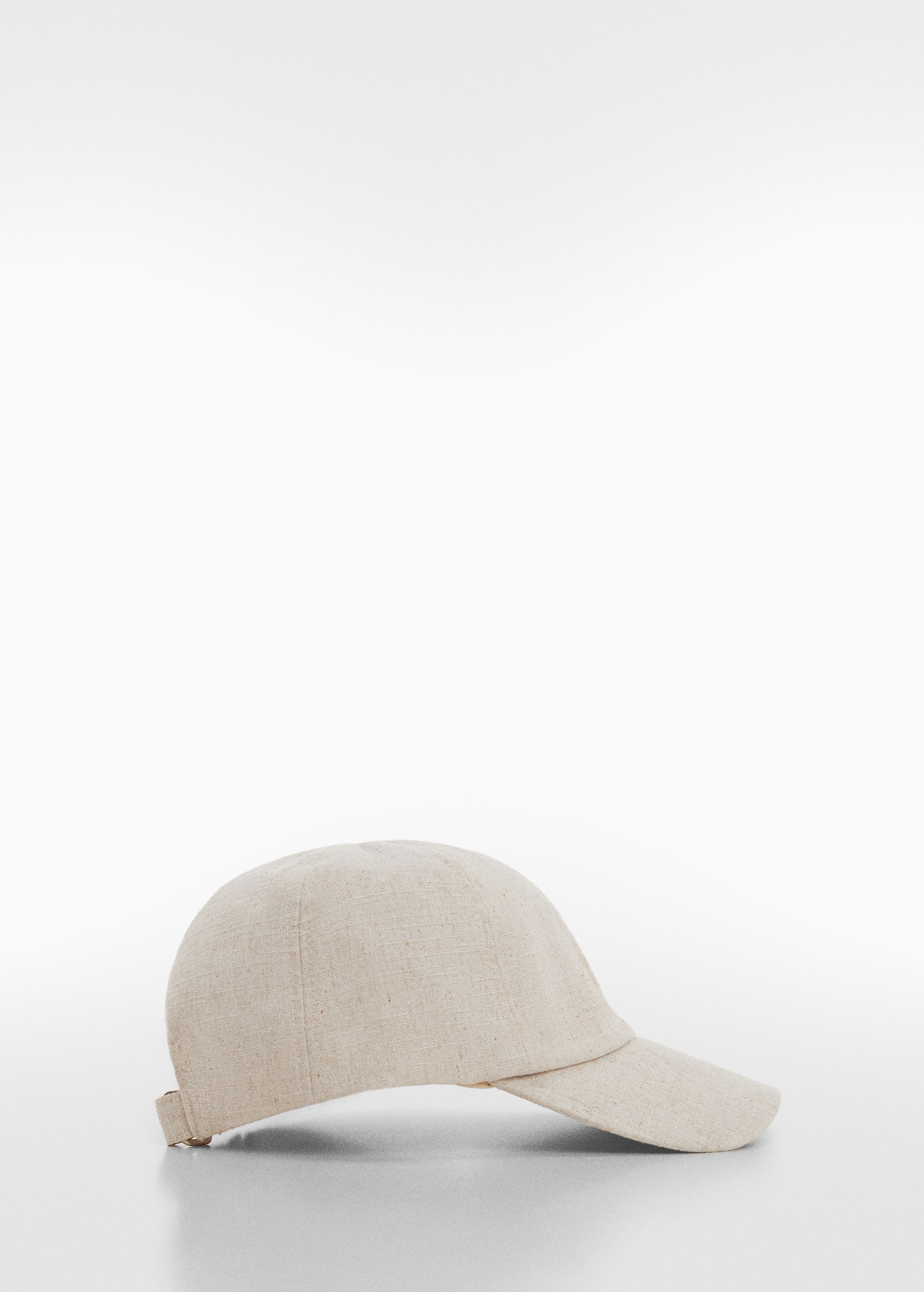 Embroidered cotton visor cap - Article without model