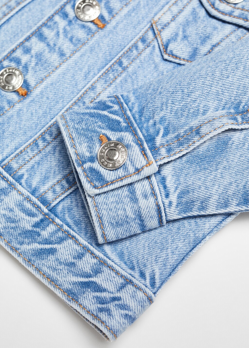 Hooded denim jacket Kids MANGO USA