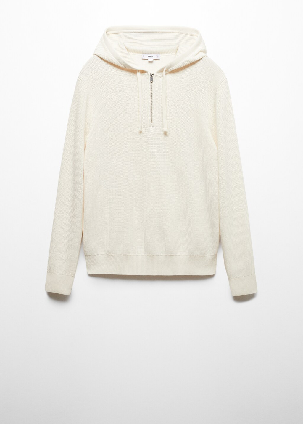 Hooded knit sweatshirt - Men | MANGO Iran Hooded knit sweatshirt - Men | MANGO Iran