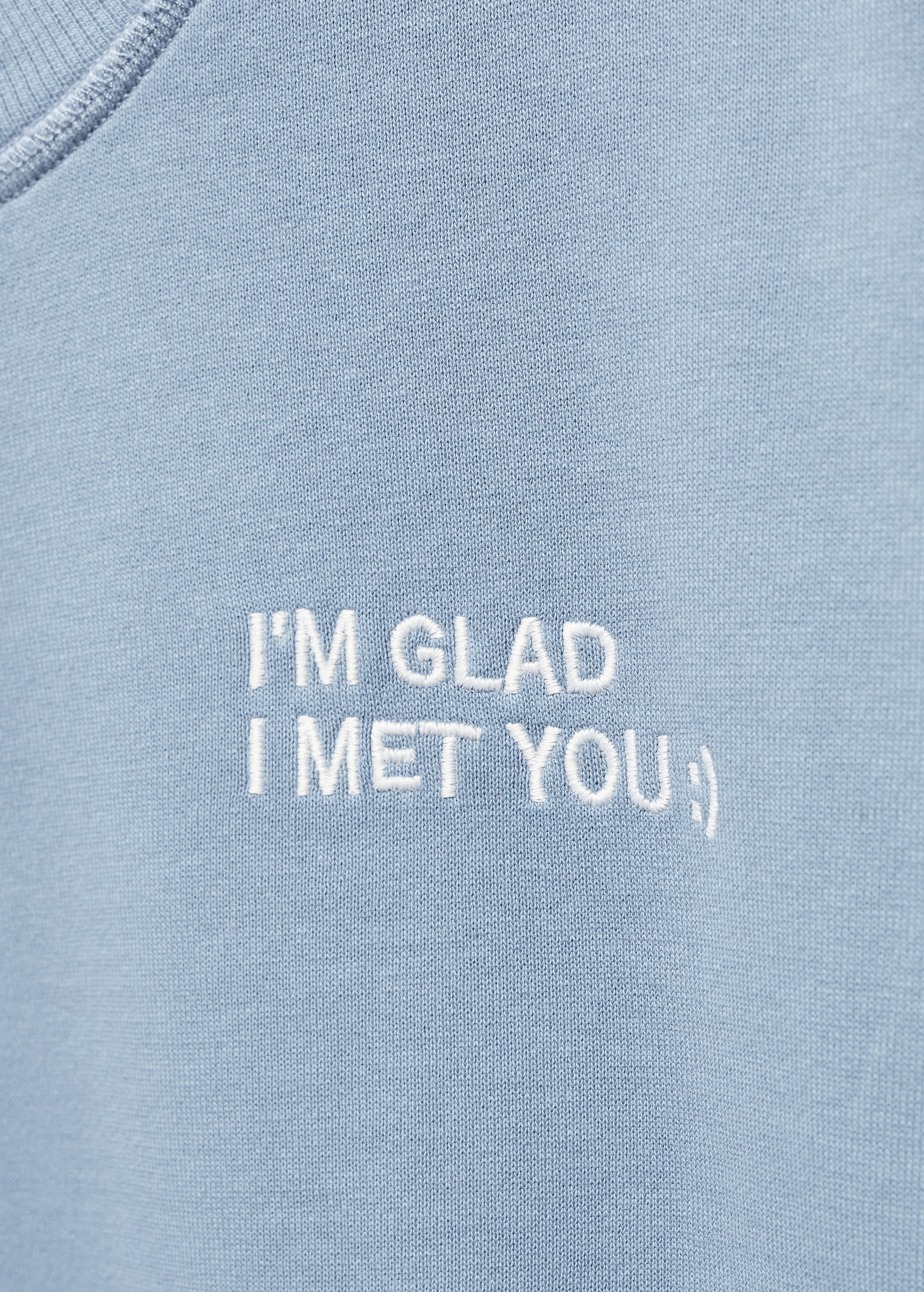 Embroidered message sweatshirt - Details of the article 8