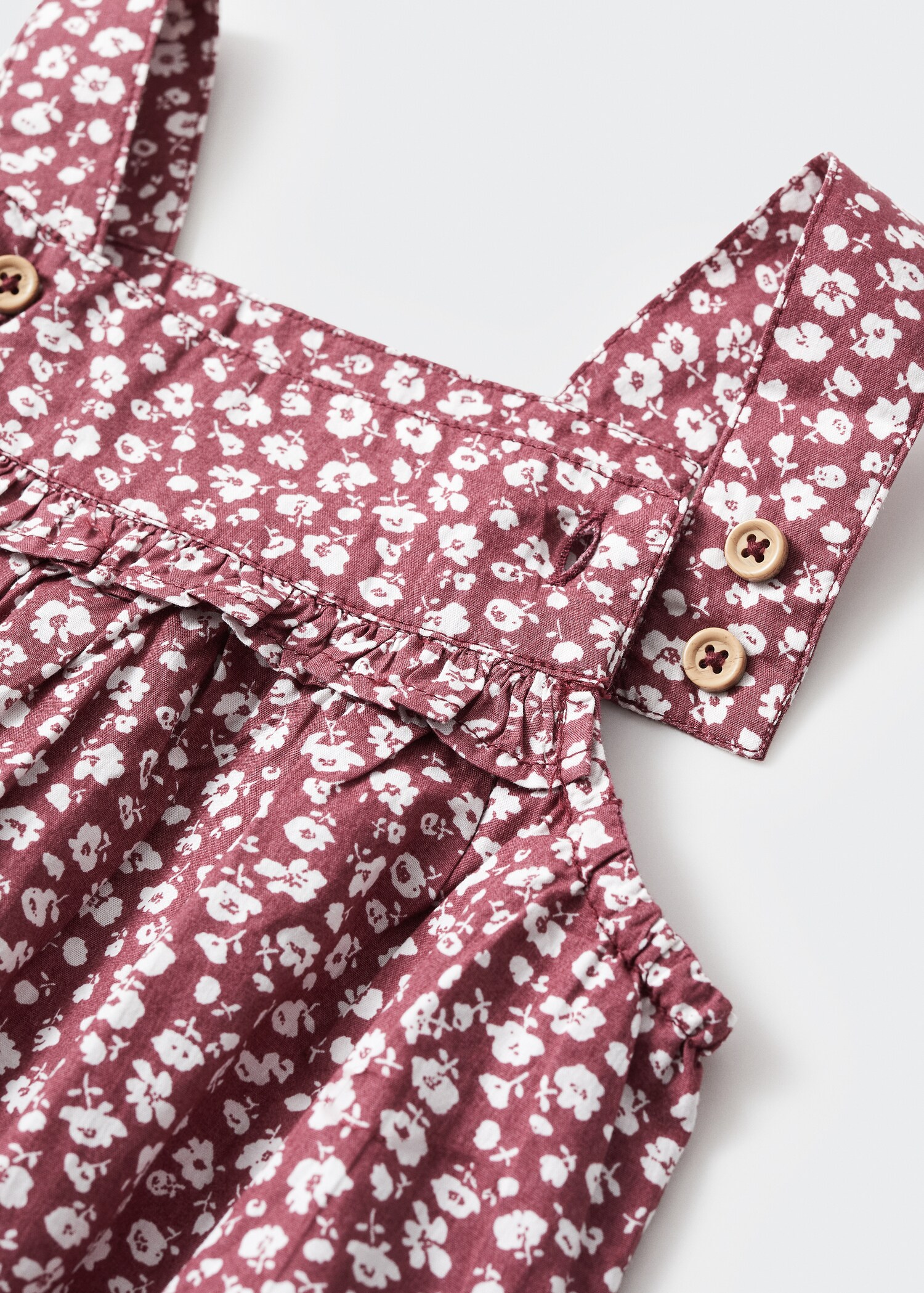 Cotton floral romper - Details of the article 8