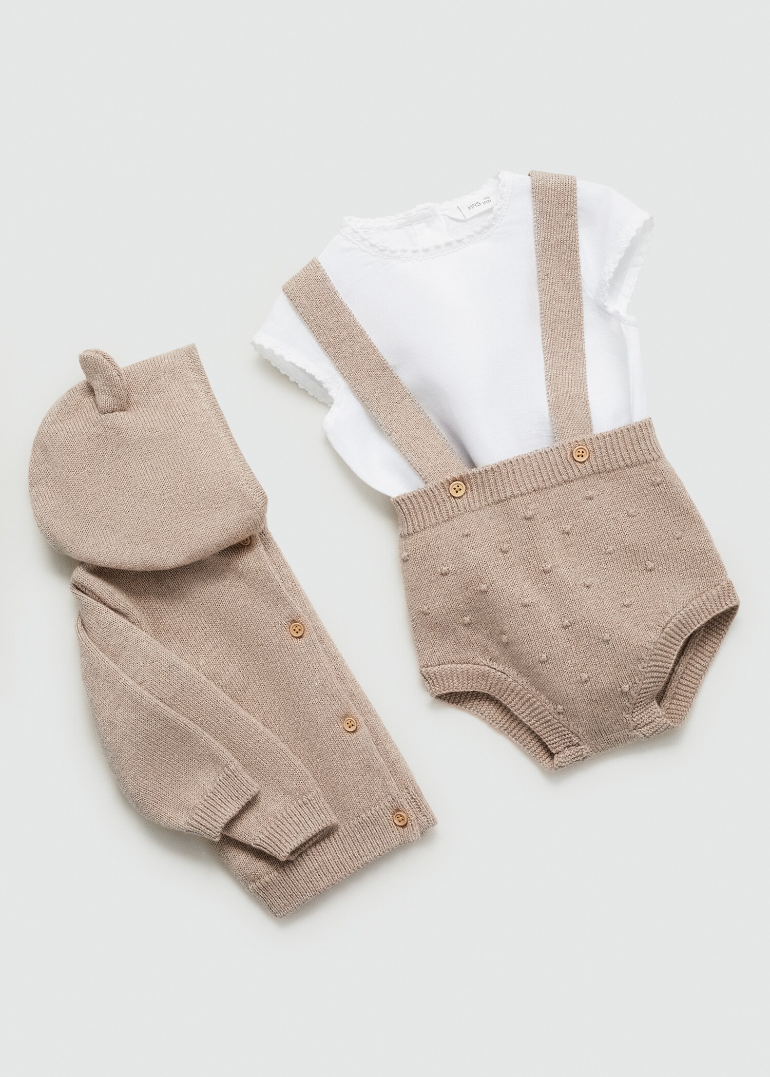 Cotton-knit romper - Details of the article 7