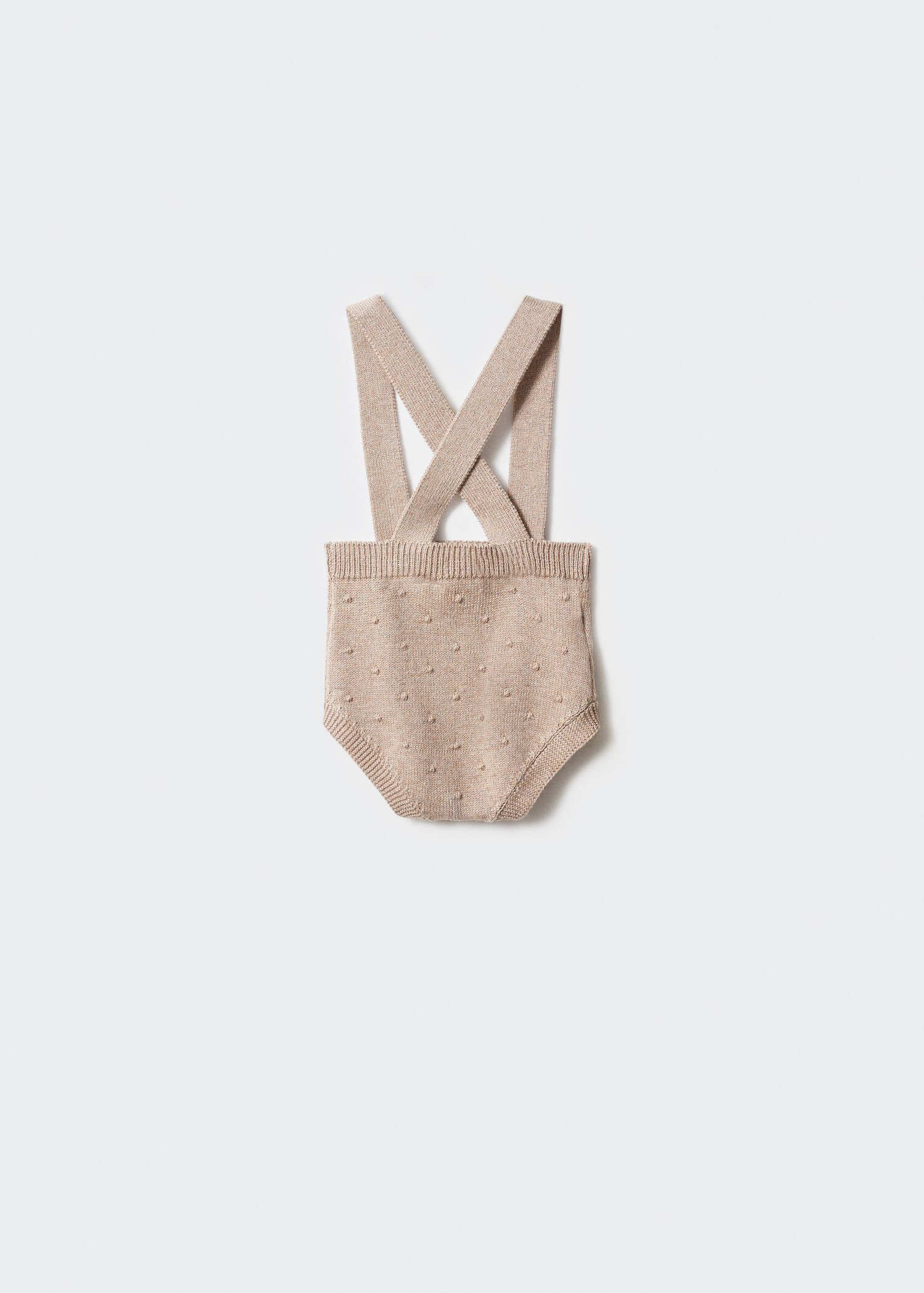 Cotton-knit romper - Reverse of the article