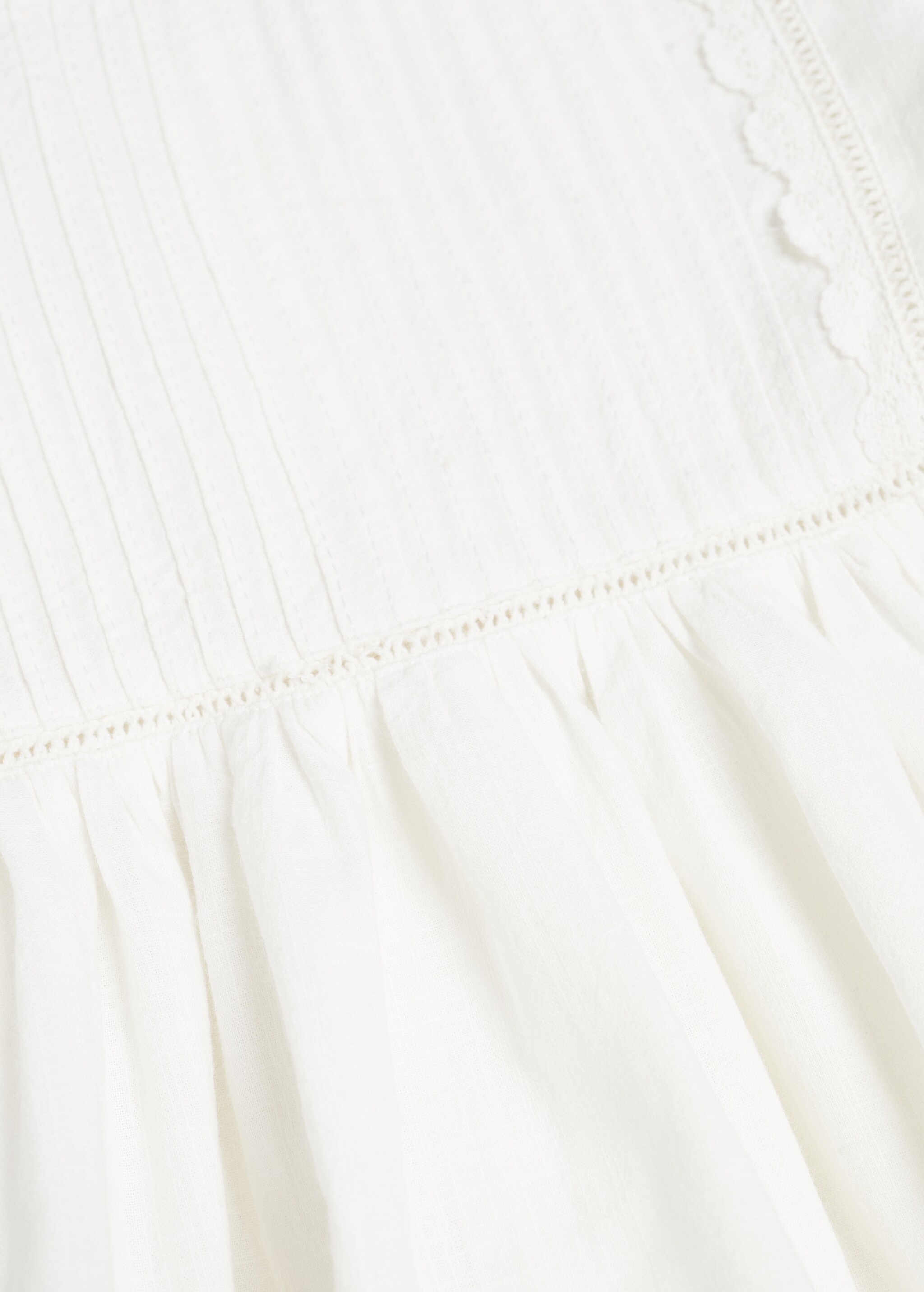 Ruffled cotton blouse - Details of the article 8