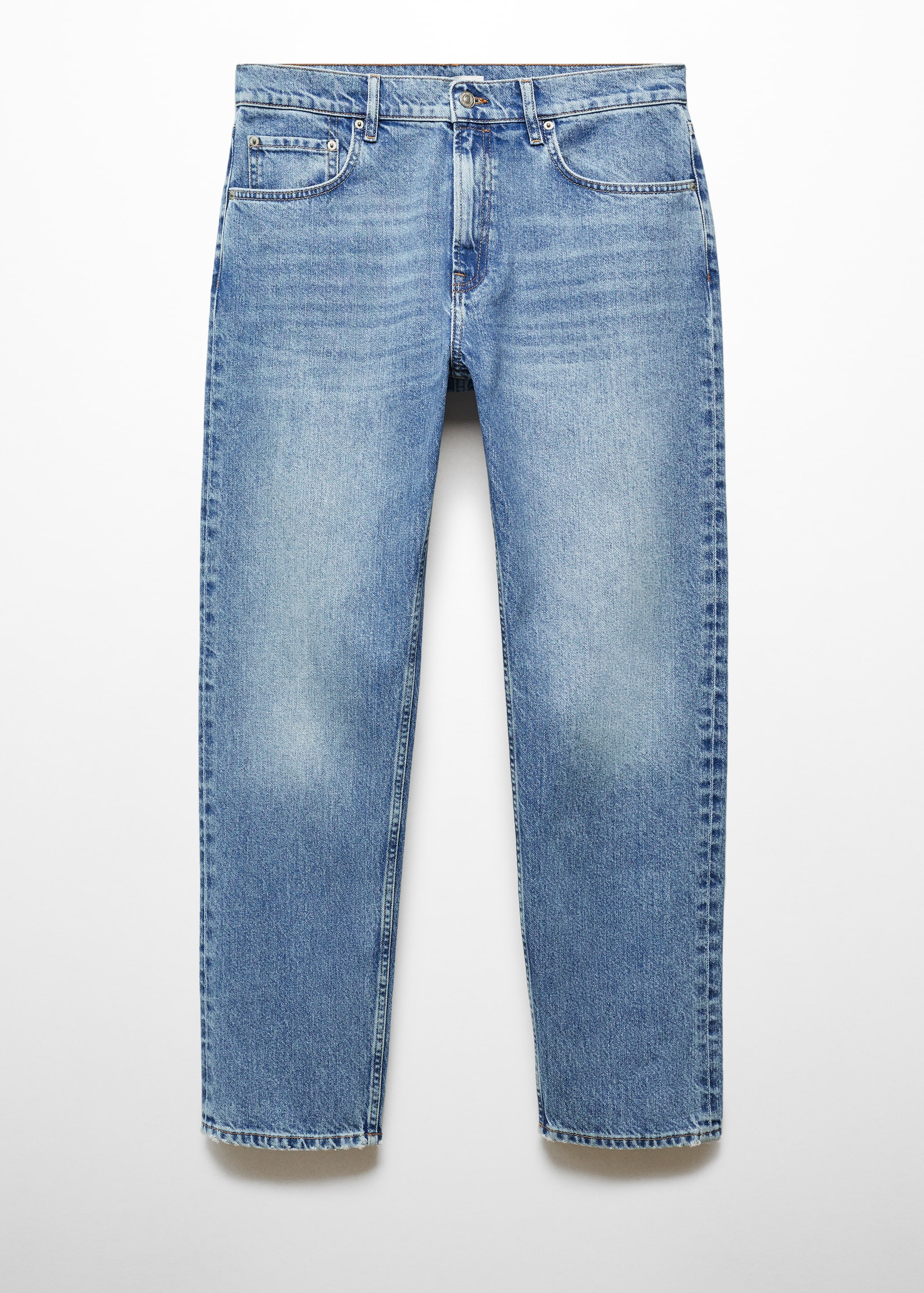 Regular kesim orta yıkama jean pantolon - Modelsiz ürün