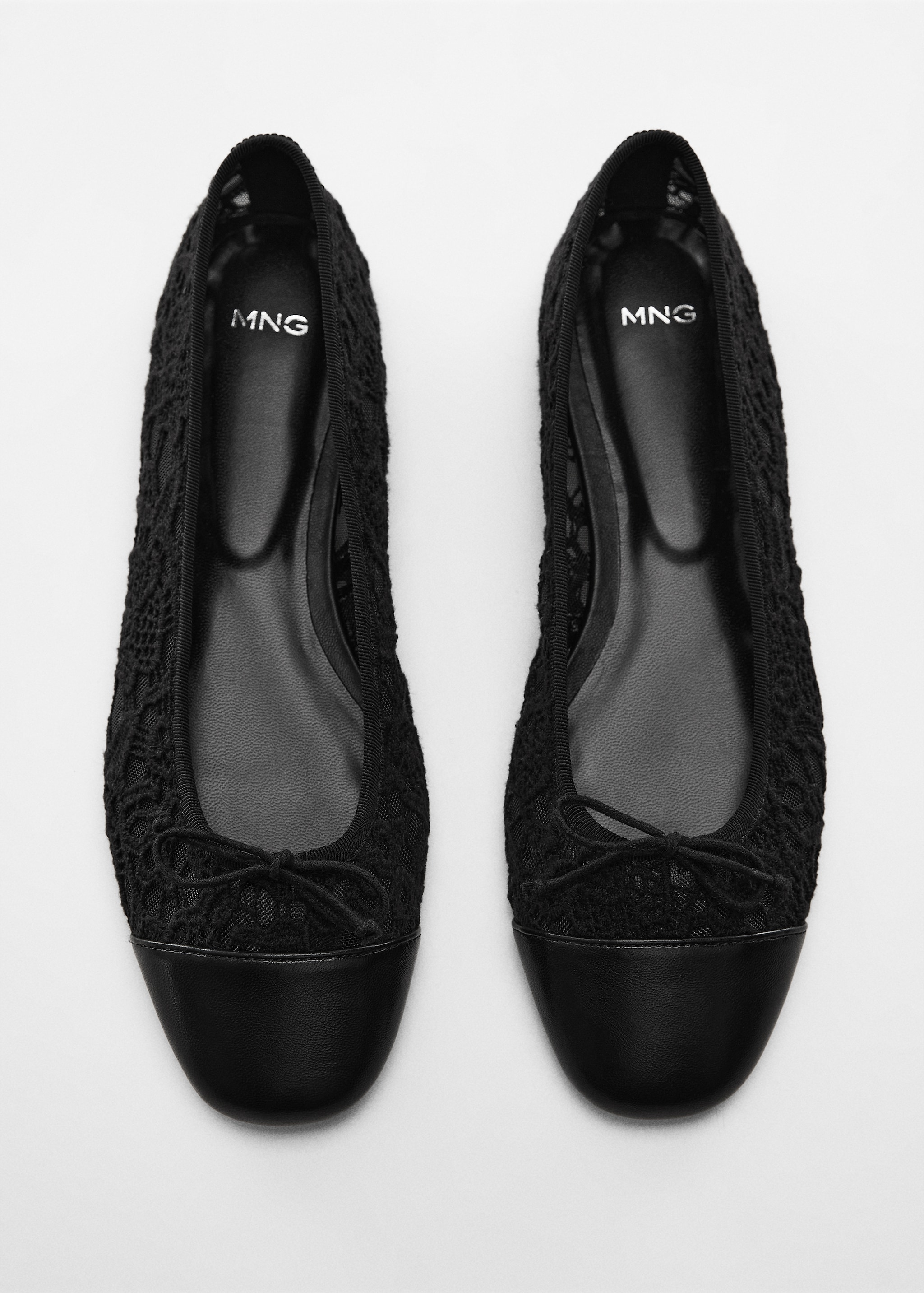 Lace ballerinas with bow - Details of the article 5