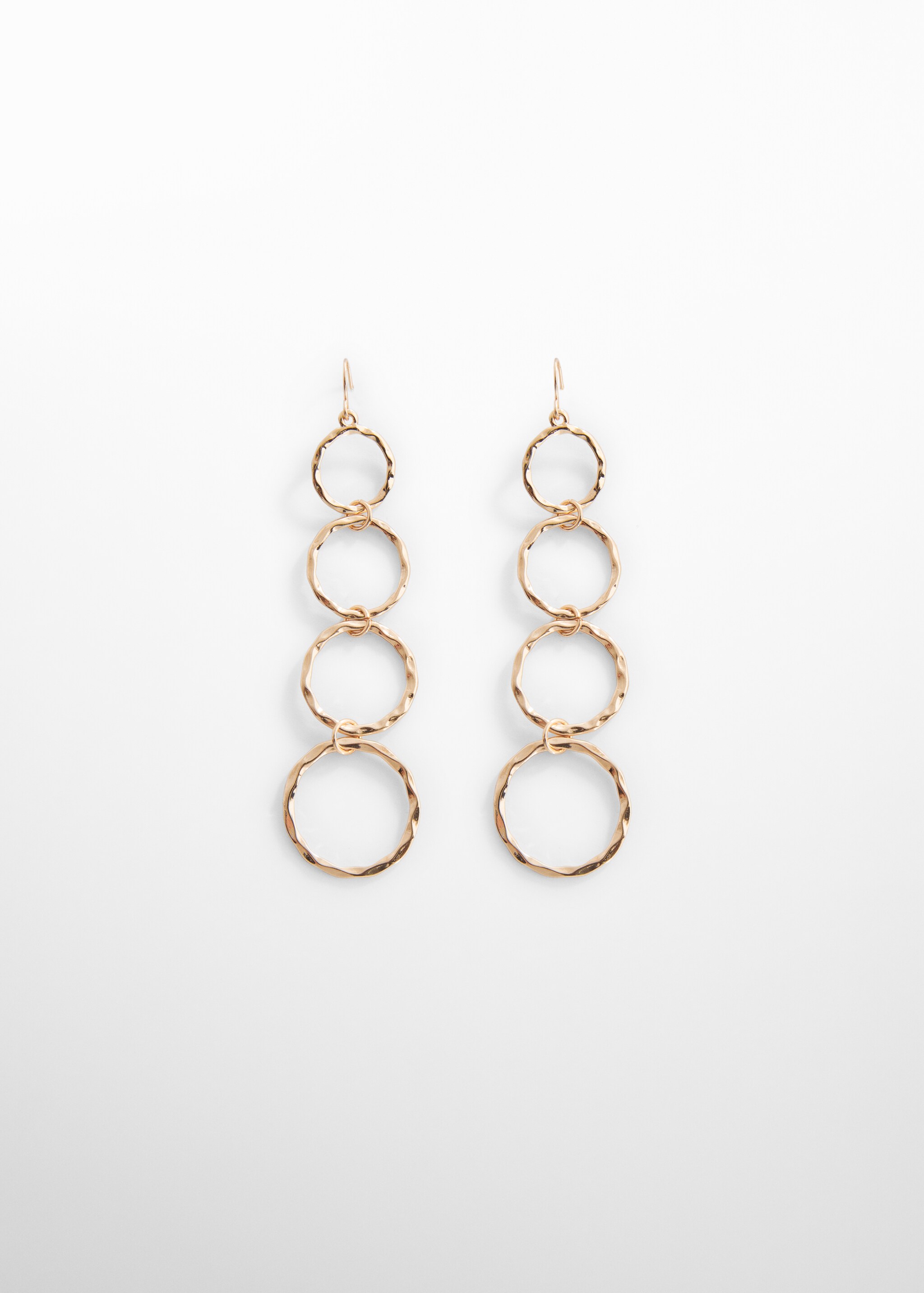 Long circle earrings - Article without model