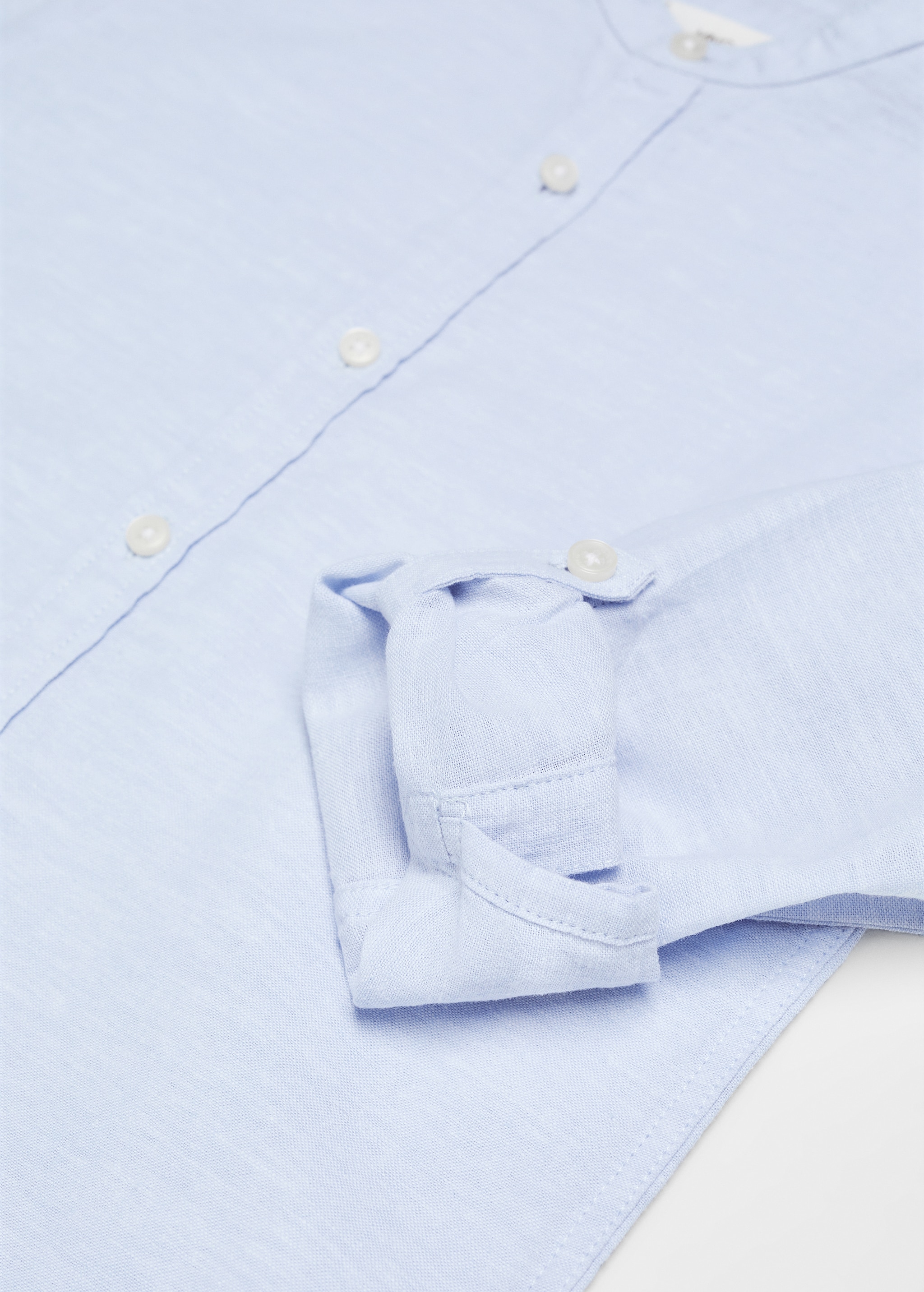 Camisa regular fit lino cuello mao - Detalle del artículo 8
