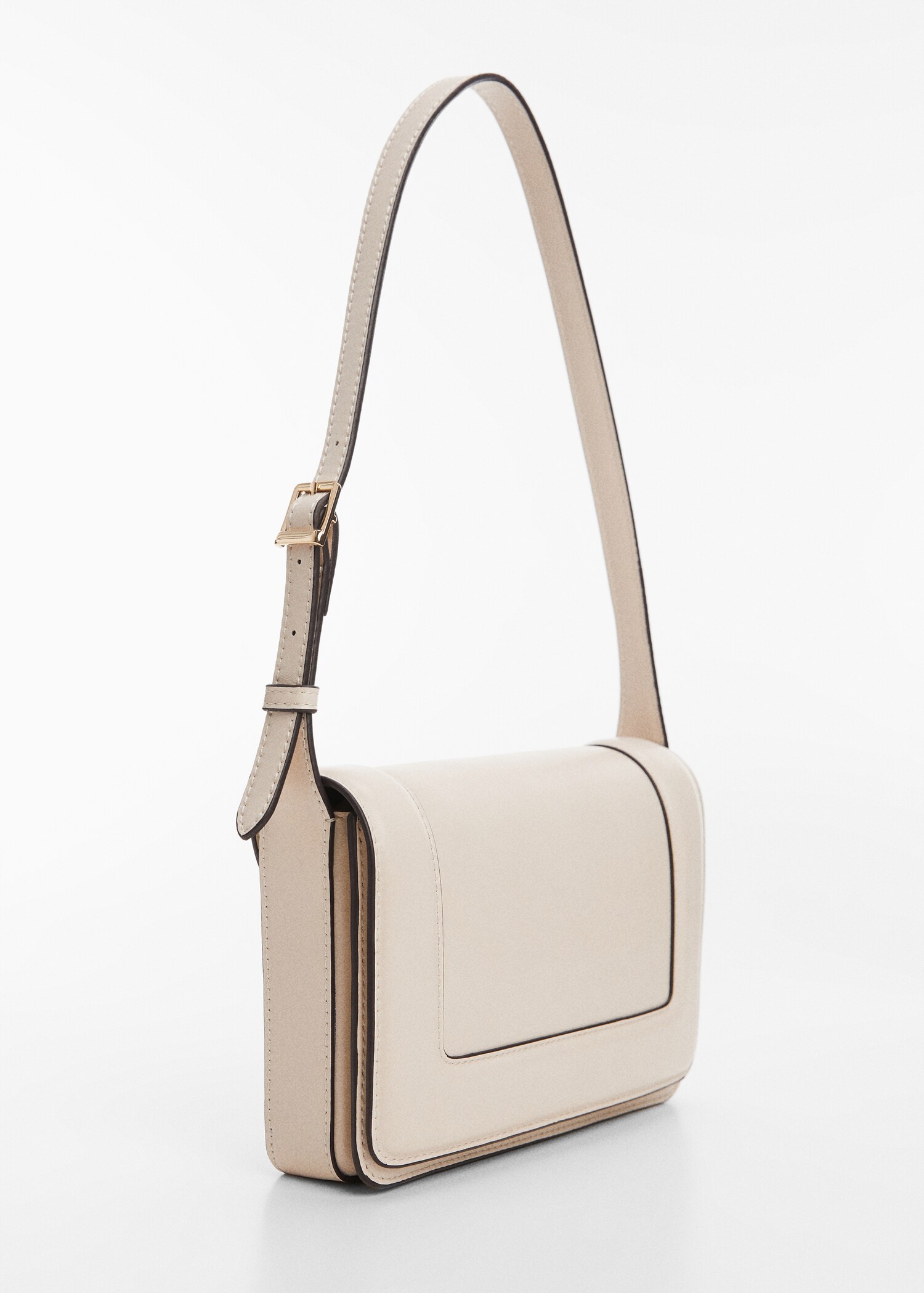 Geantă crossbody cu capac - Plan mediu