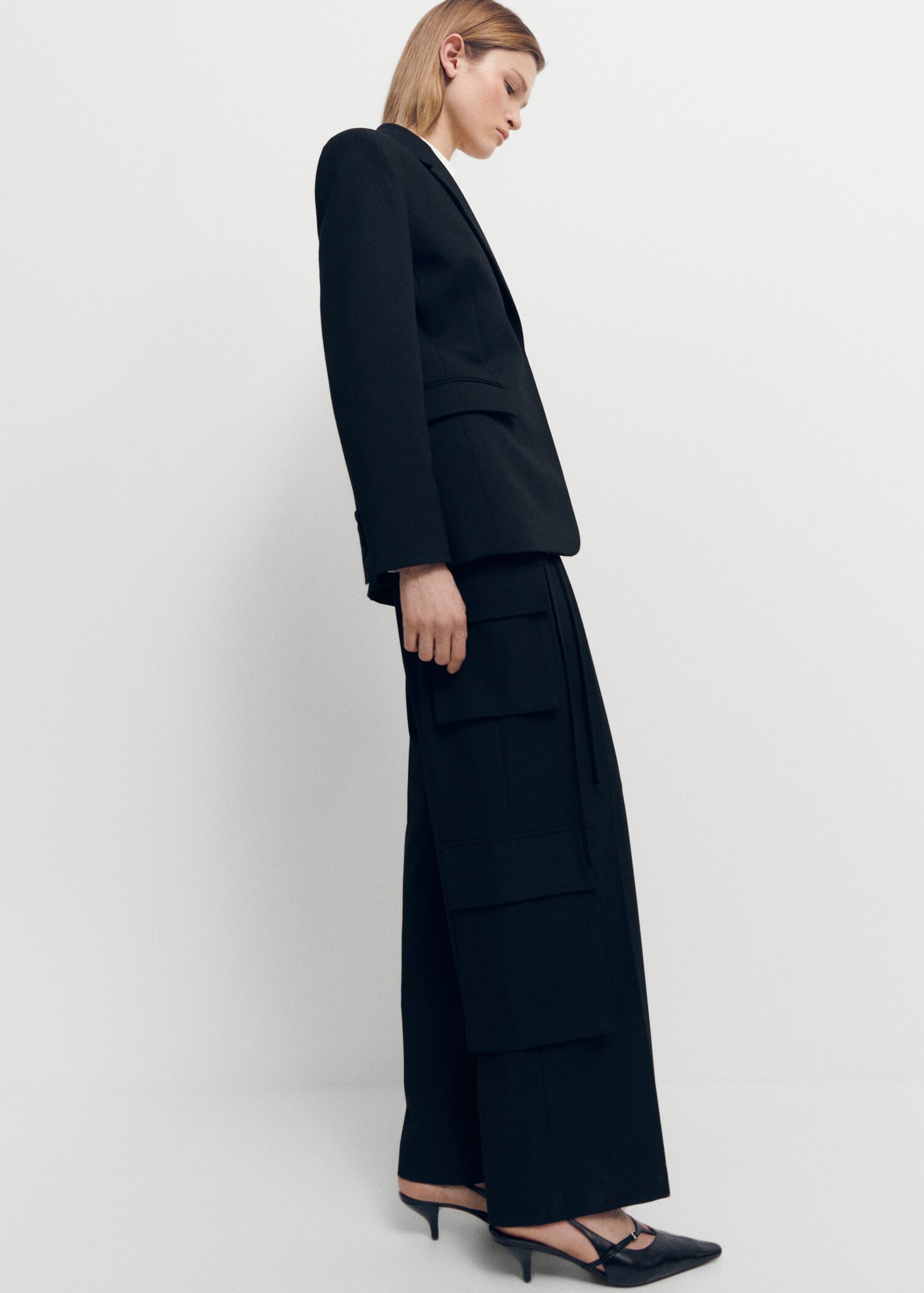 Pleated cargo trousers - Details of the article 1