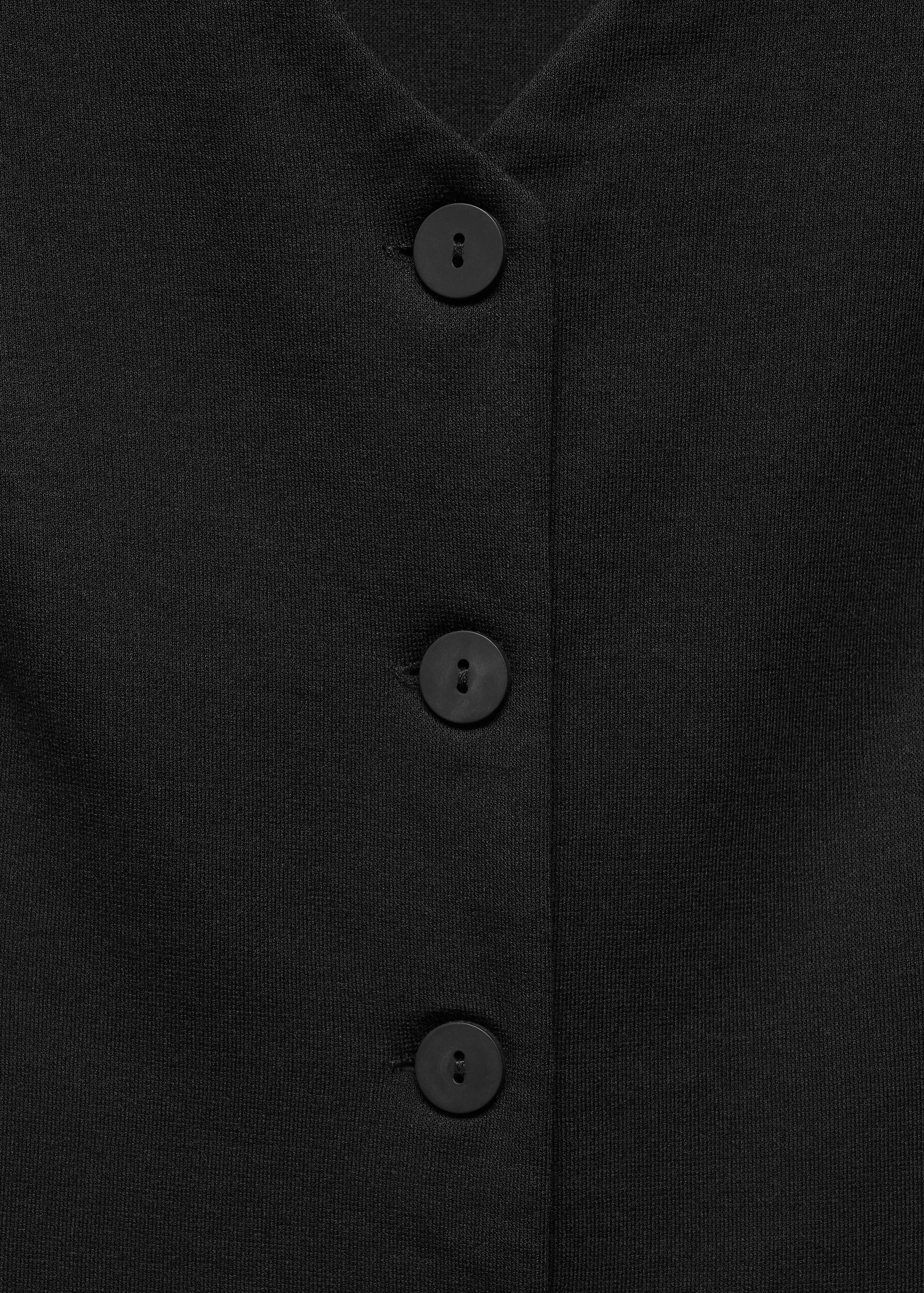 Vestido corto botones - Detalle del artículo 8