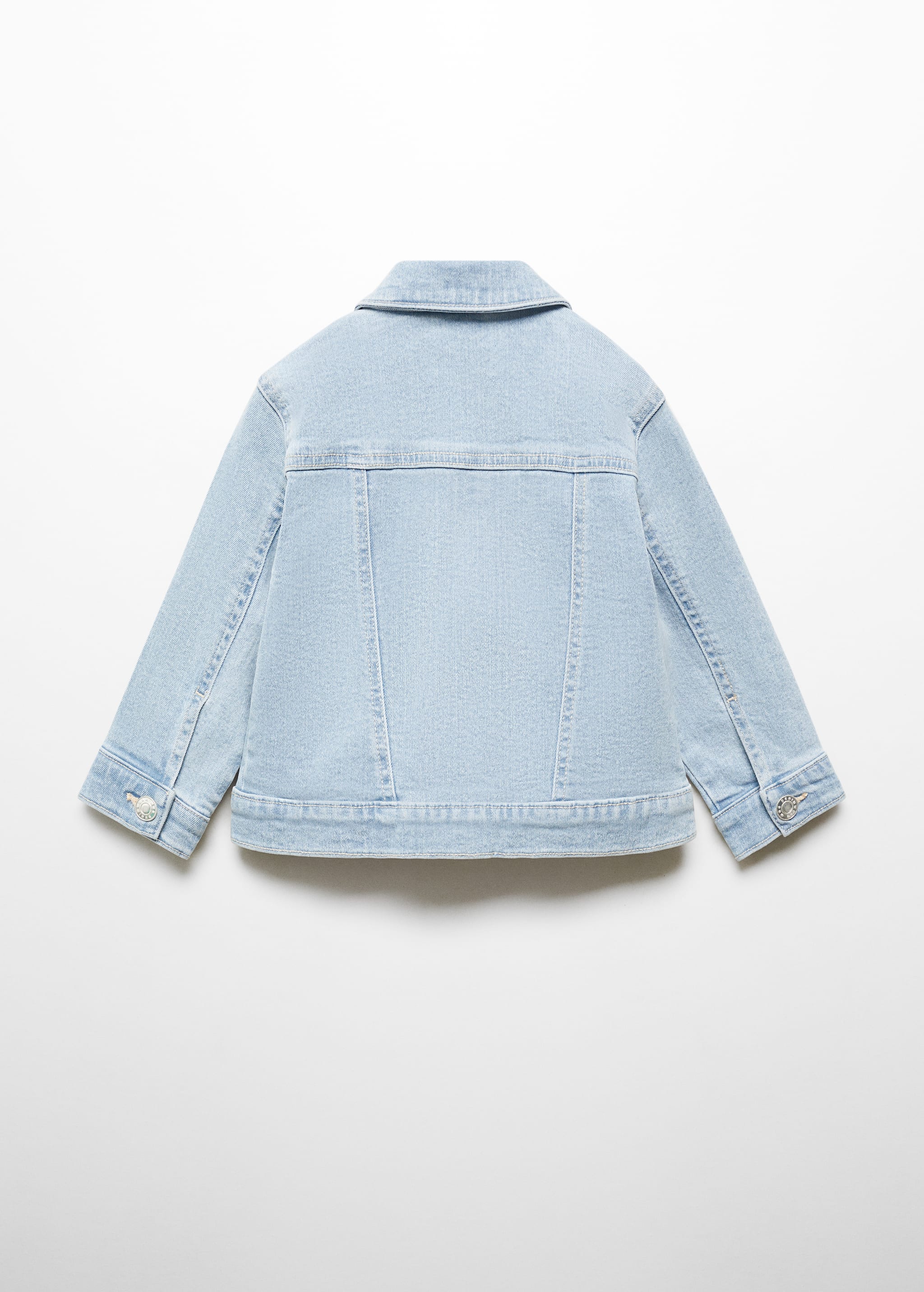 Pockets denim jacket - Reverse of the article