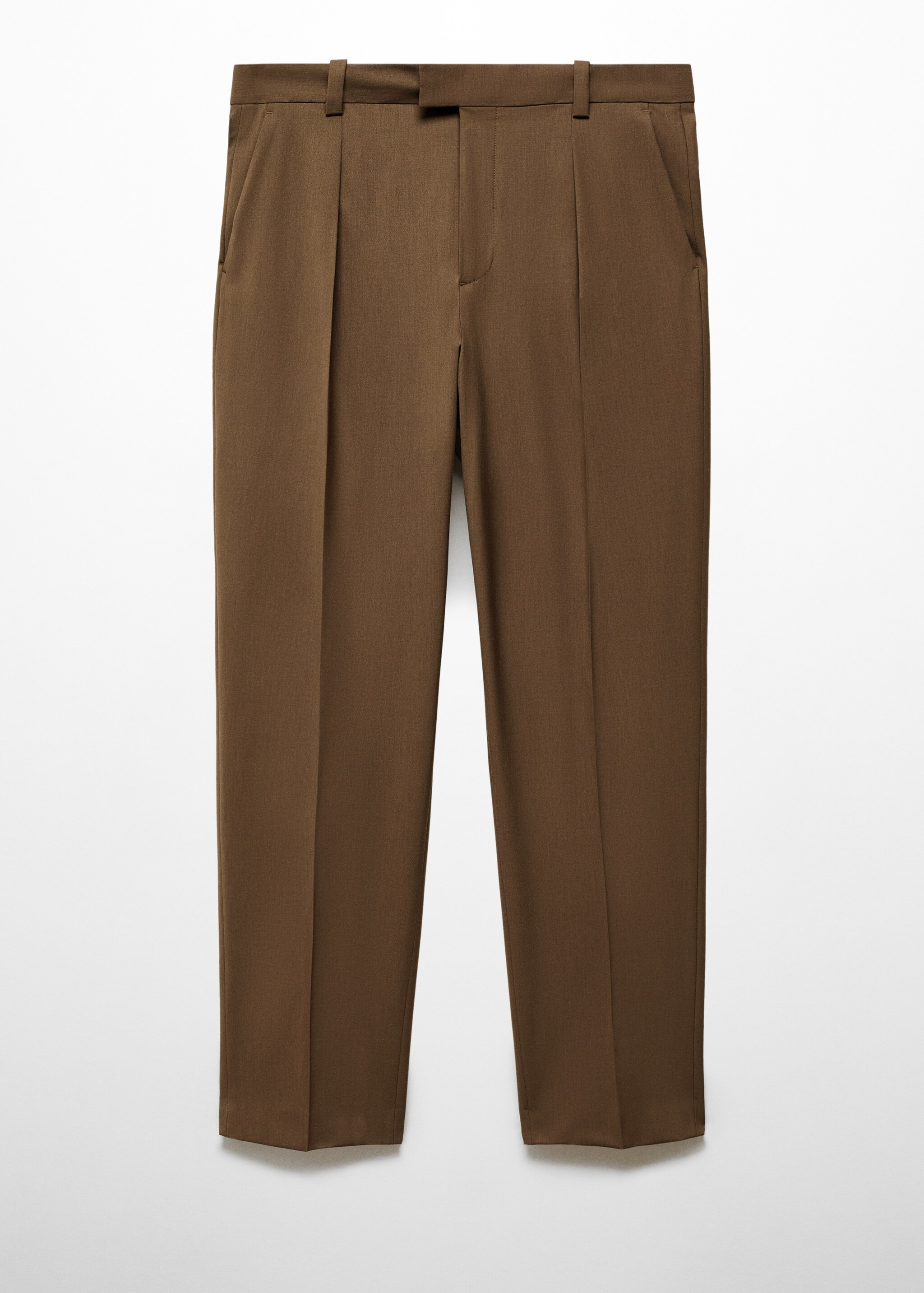 Relaxed-fit suit trousers with pleats - Article without model