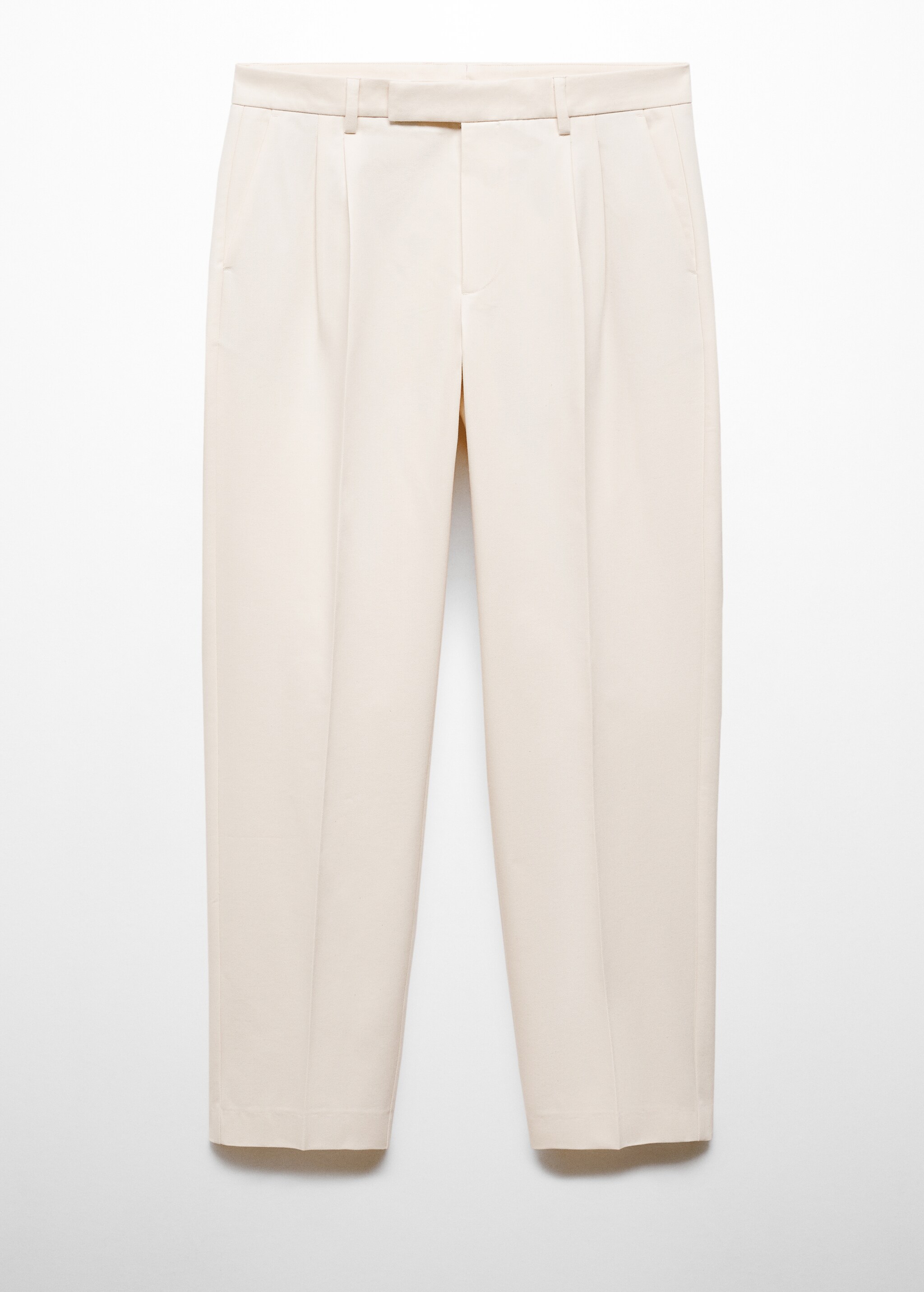 Pleated relaxed-fit trousers - Article without model