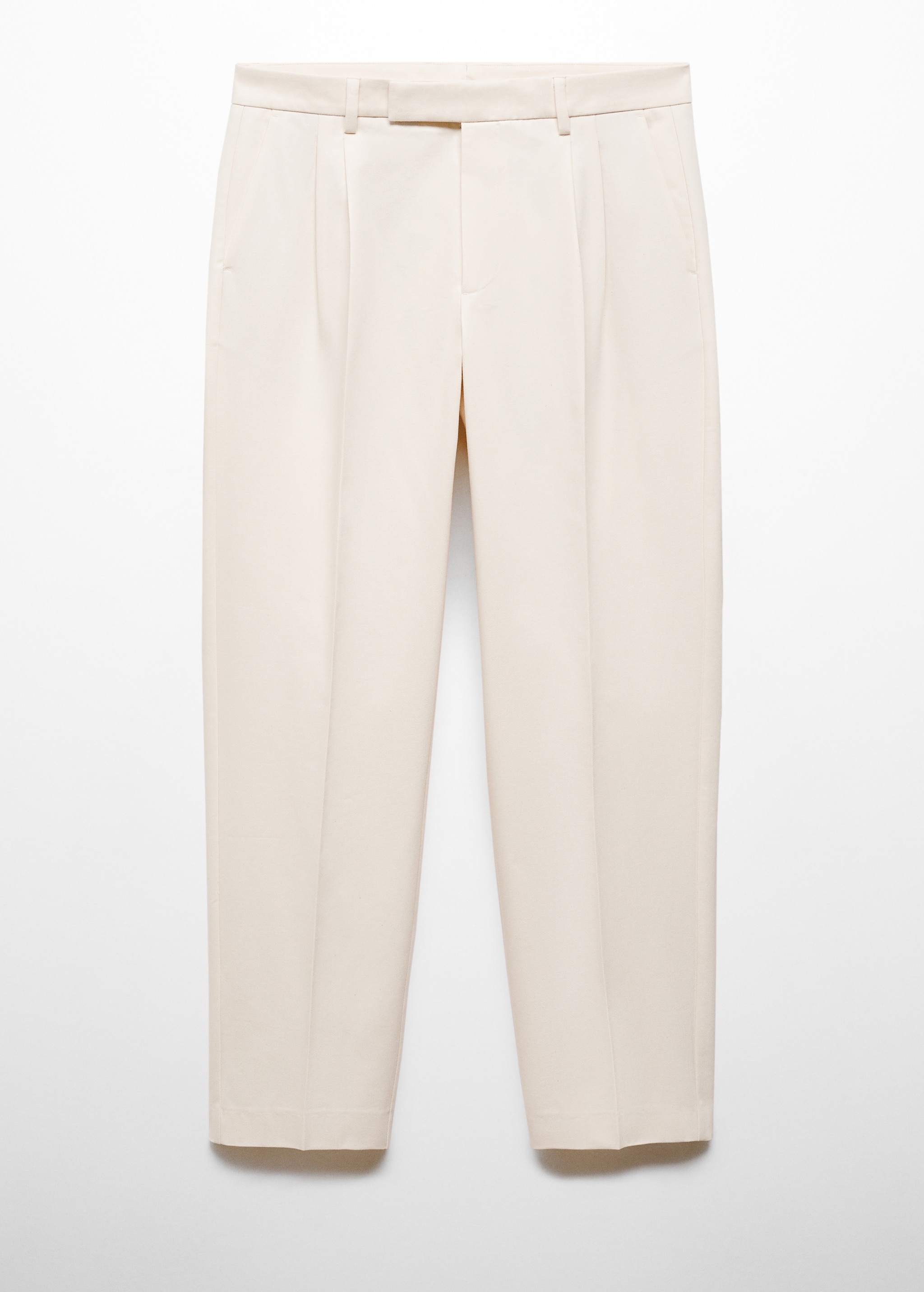 Pleated relaxed-fit trousers - Article without model