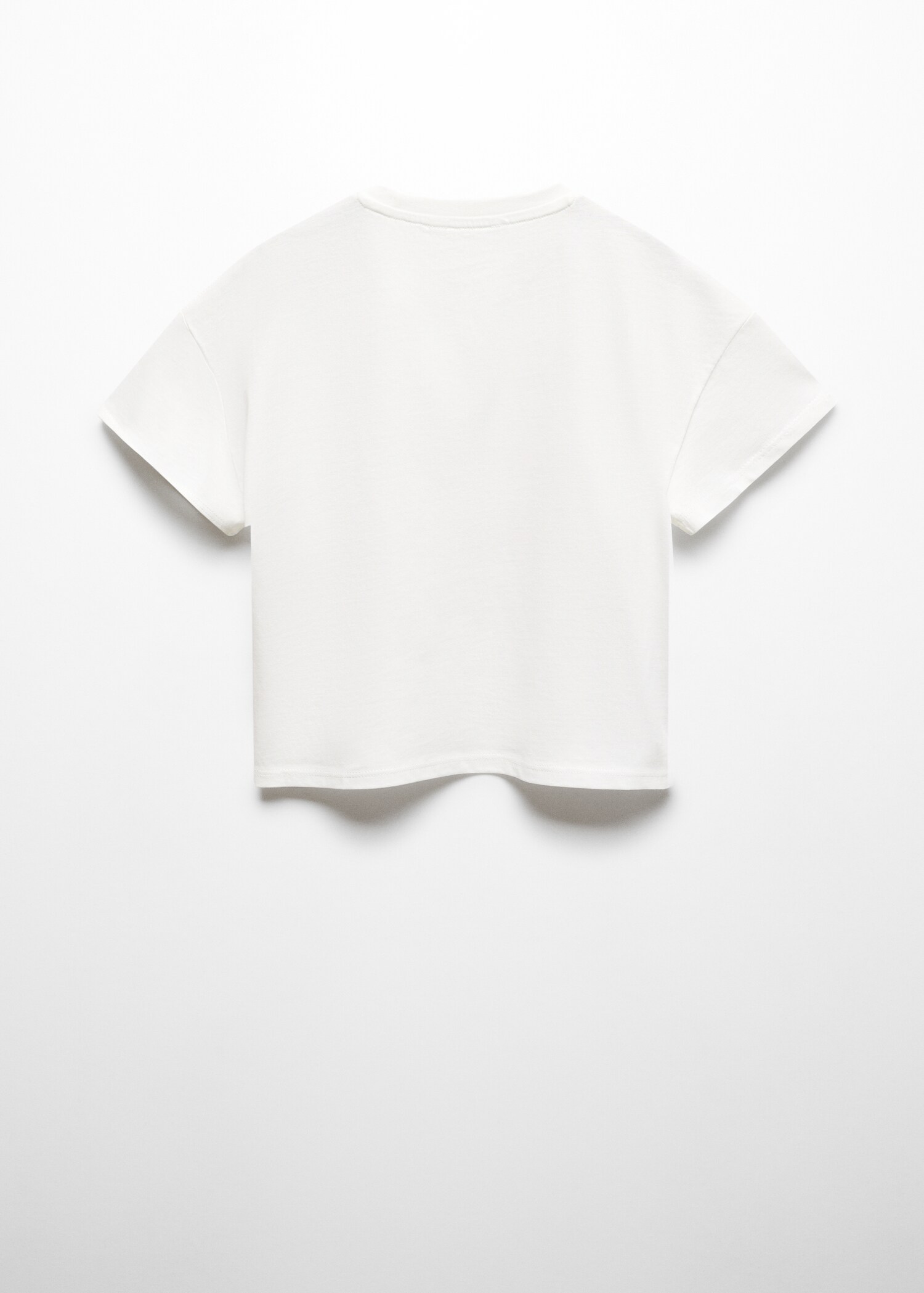 Embossed flowers t-shirt - Reverse of the article