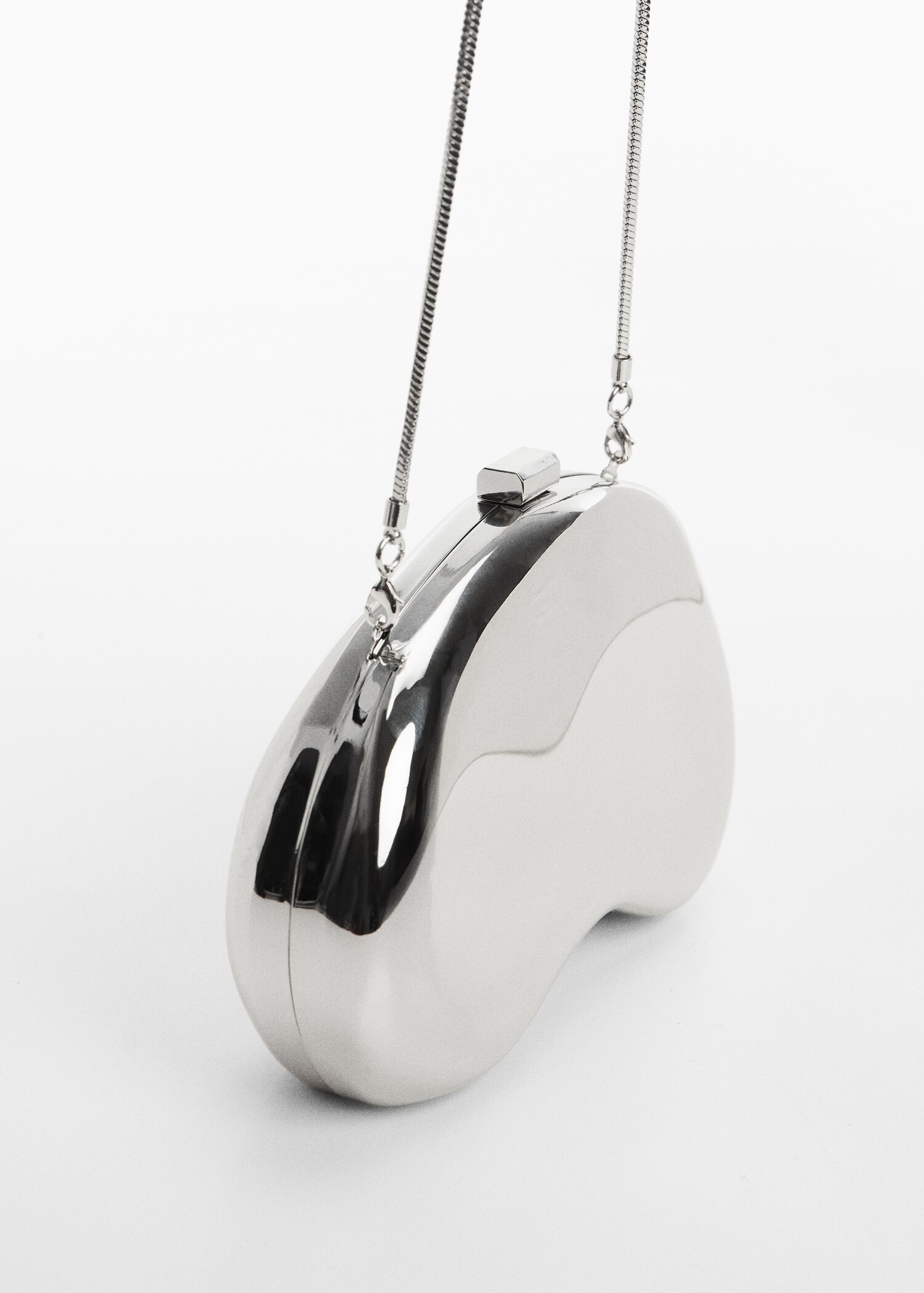 Metallic clutch bag - Medium plane