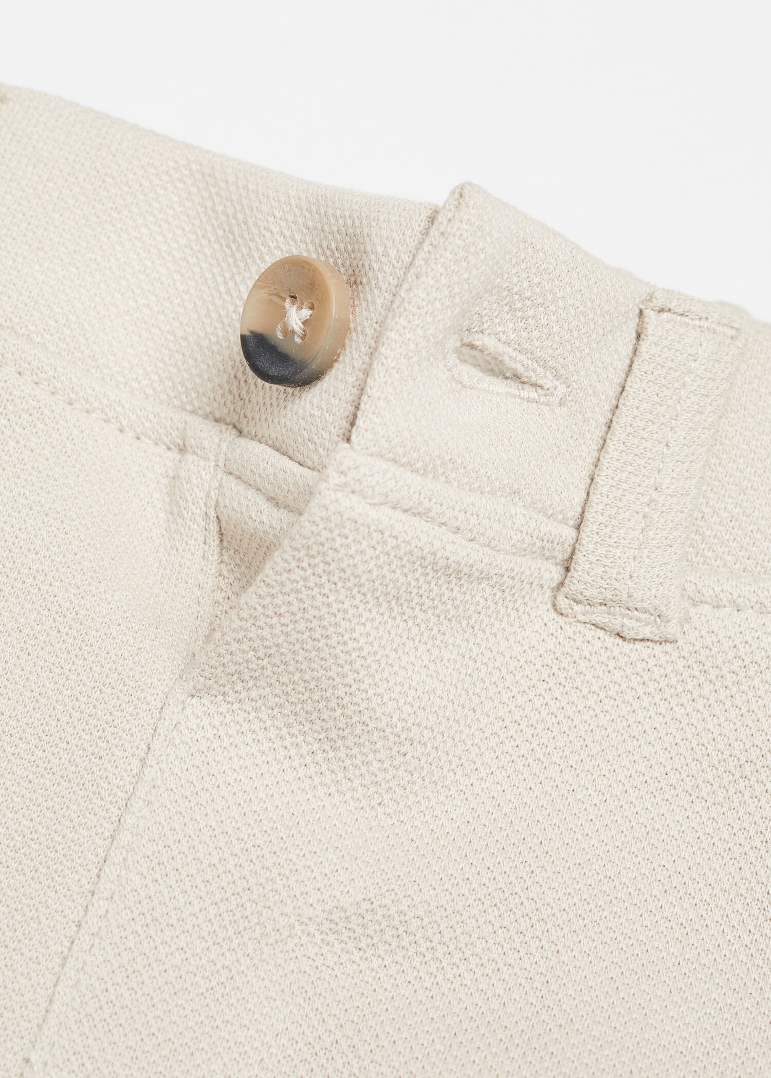 Bavlněné oblekové bermudy - Detail zboží 8