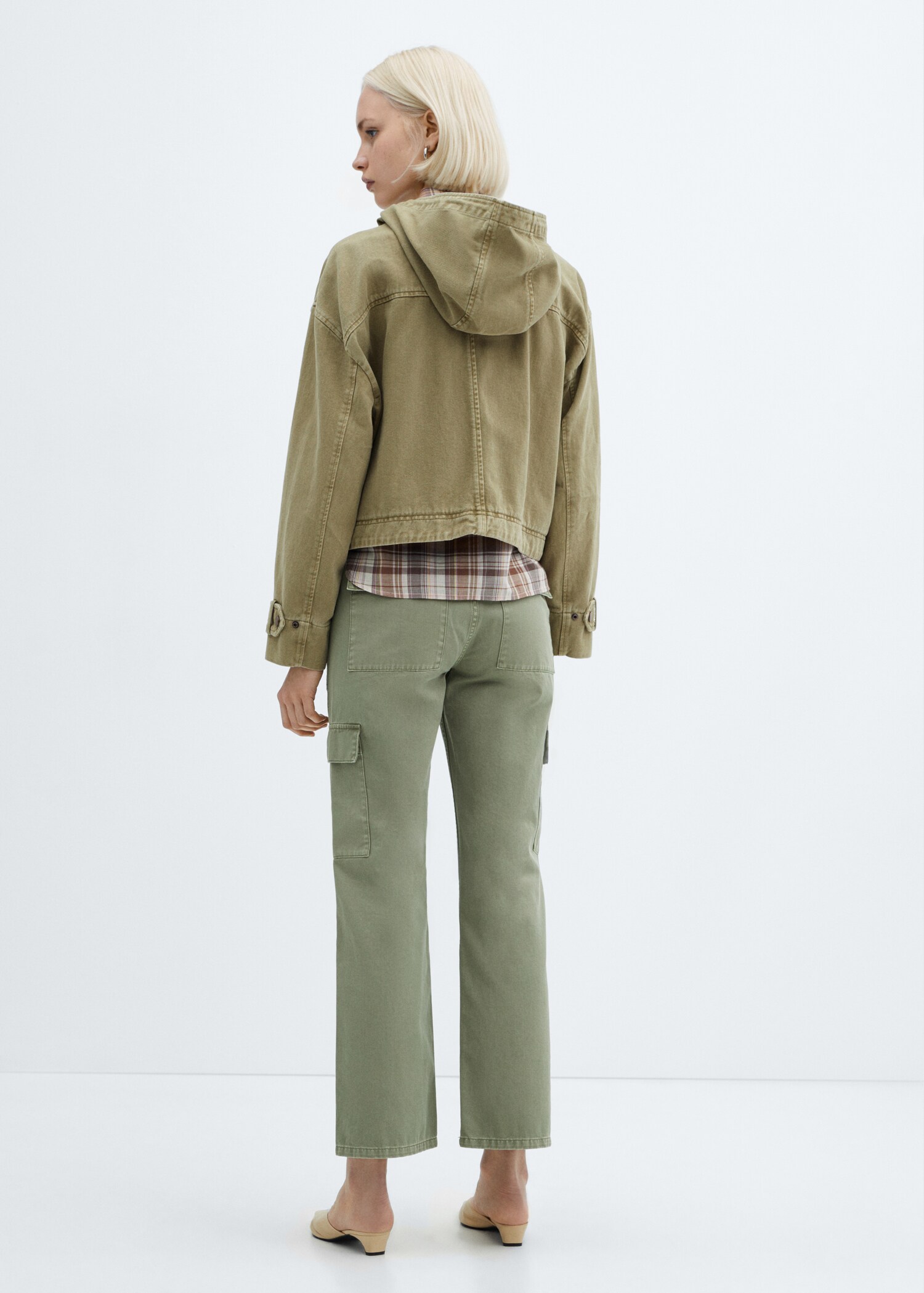 Parka coton à poches - Verso de l’article