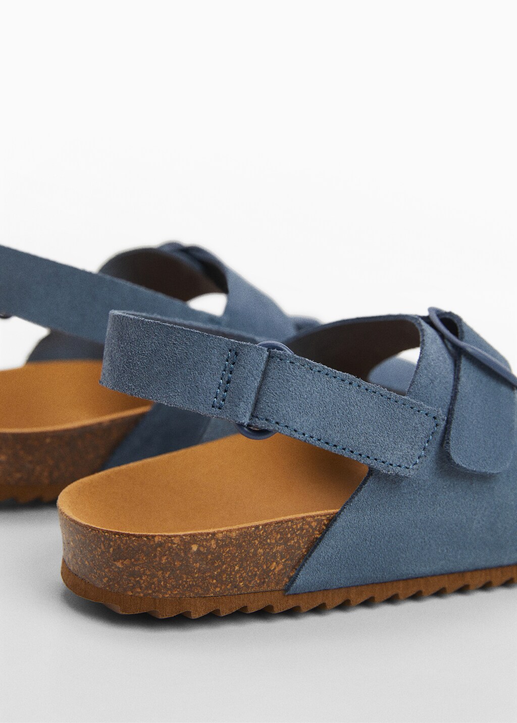 Mango stitch leather sandals clearance