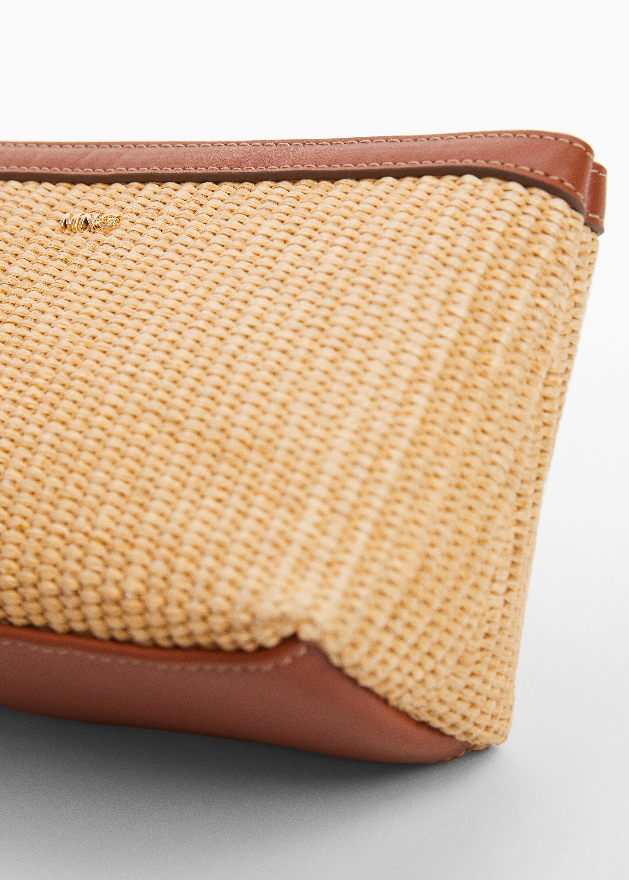Raffia effect toiletry bag - Details of the article 2