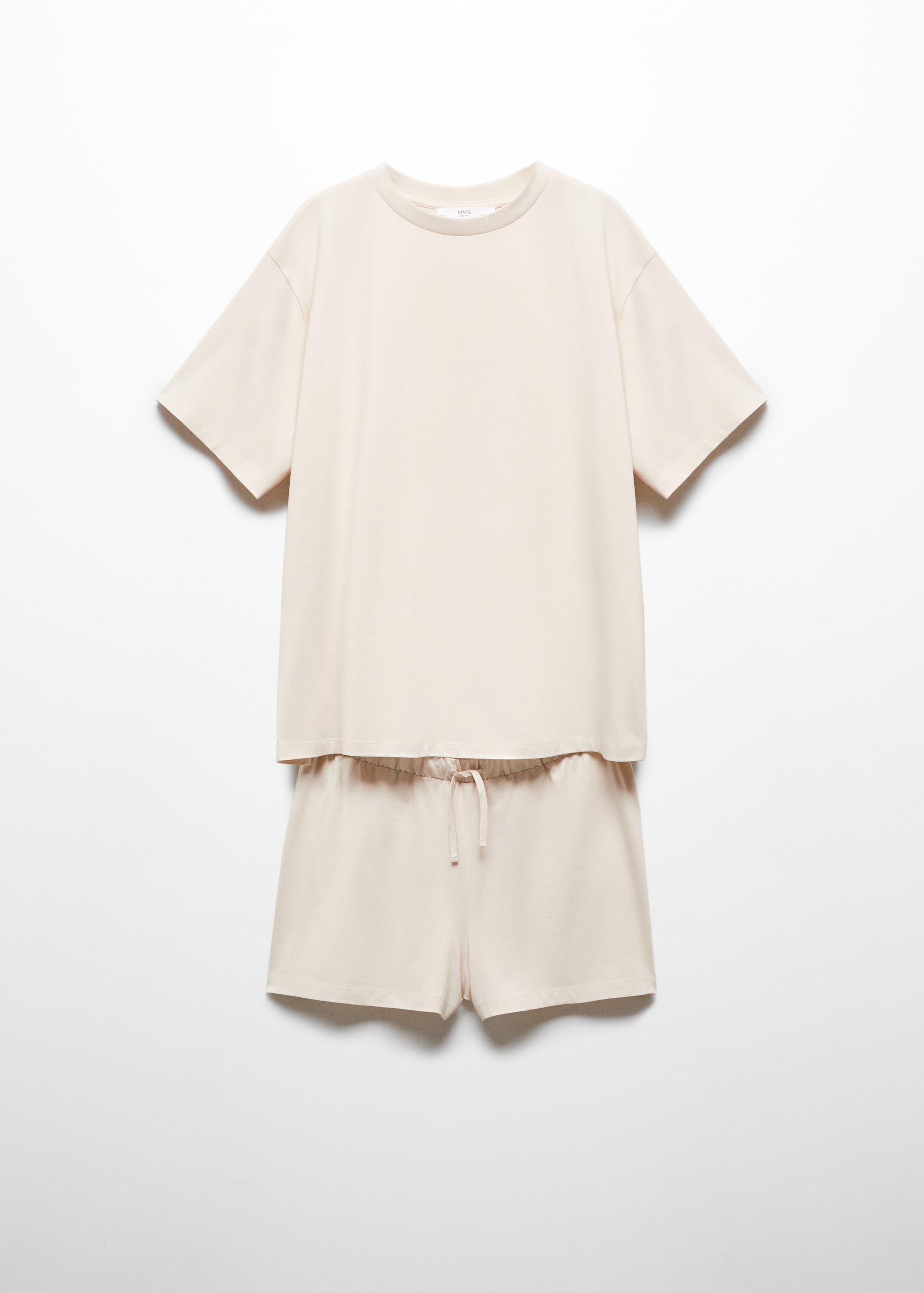 Short two-piece cotton pyjamas - Article without model