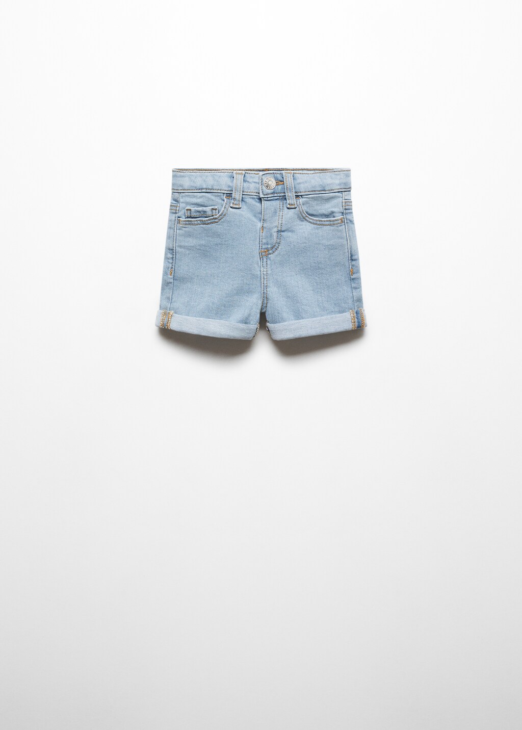 Elastic band jean shorts best sale