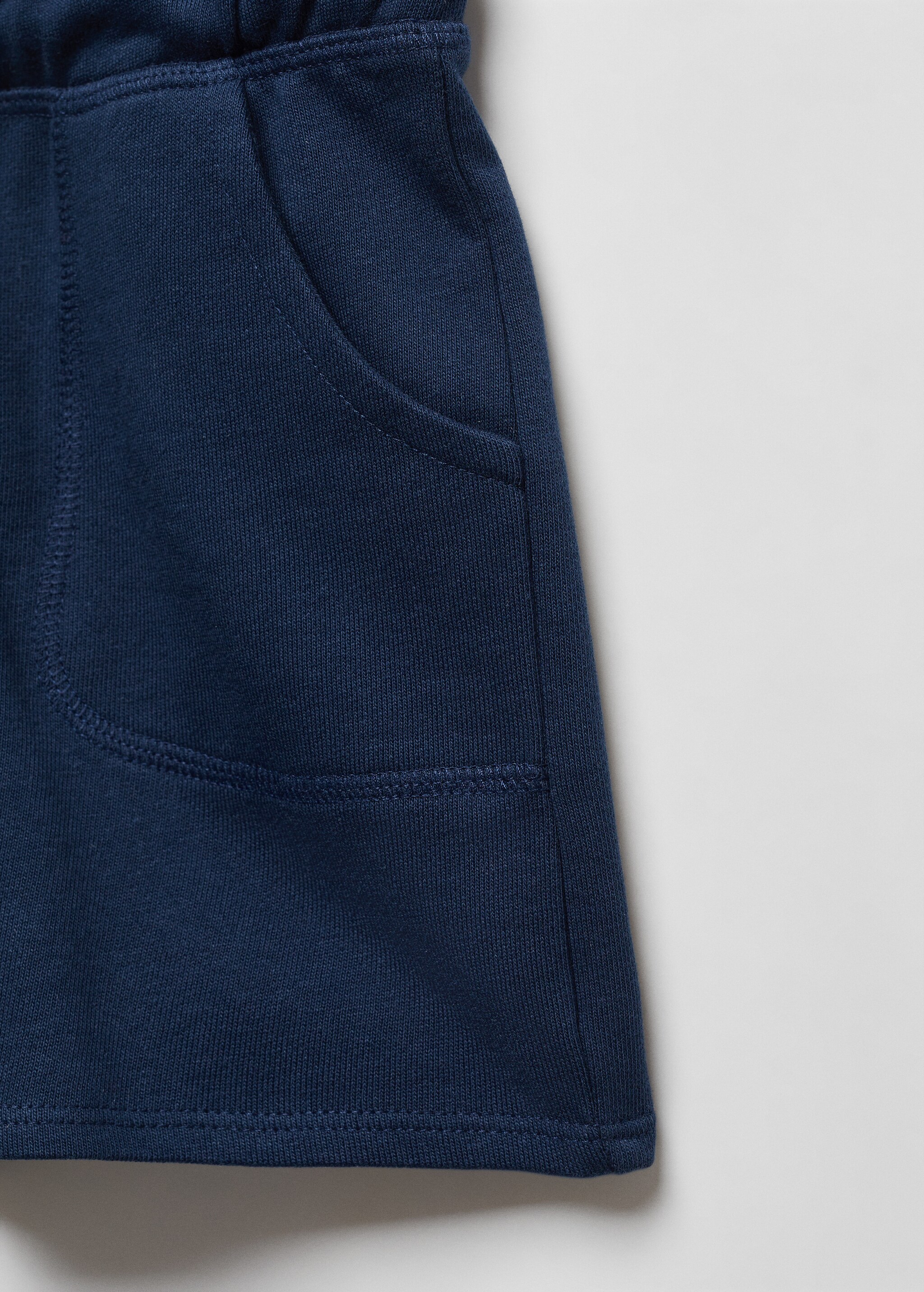 Cotton drawstring waist shorts - Details of the article 8