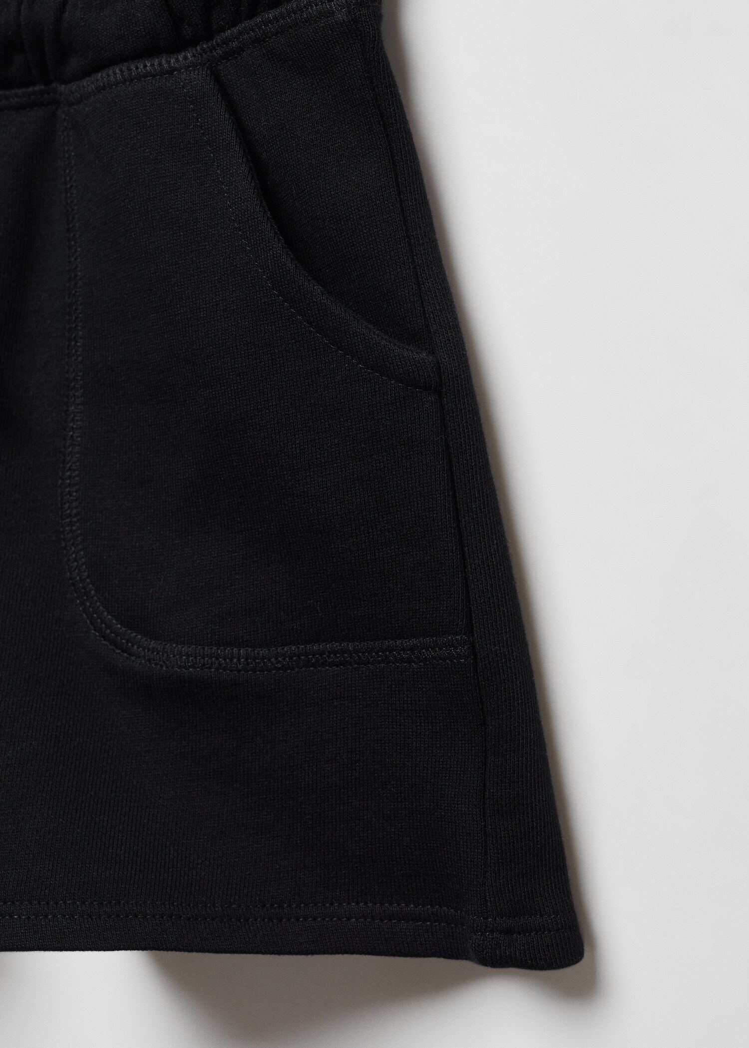 Cotton drawstring waist shorts - Details of the article 8