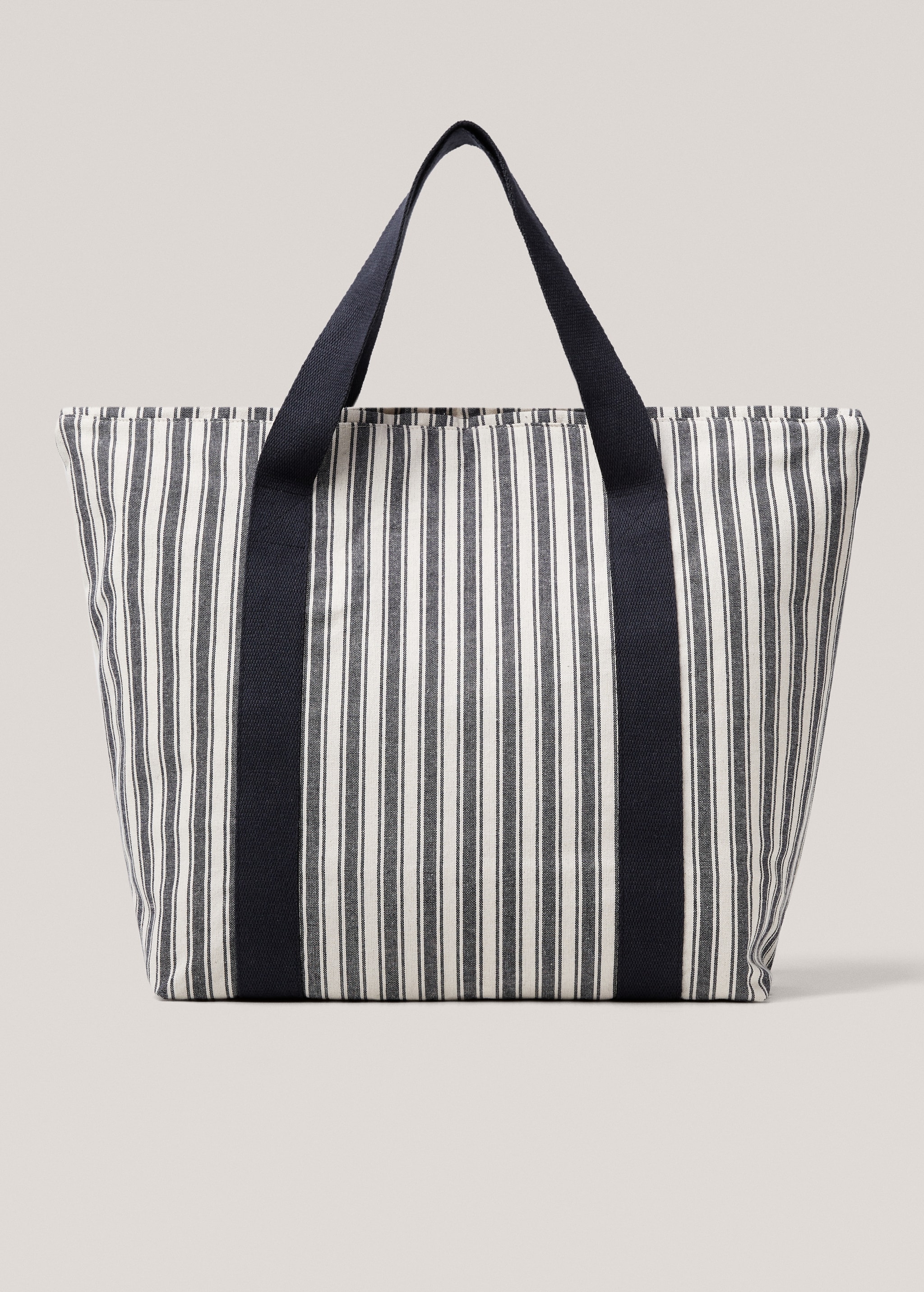 Striped cotton thermal bag - Article without model