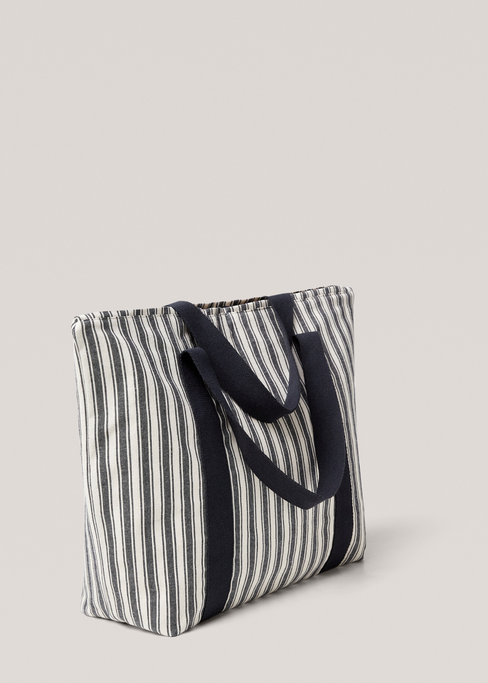 Striped cotton thermal bag - Details of the article 1