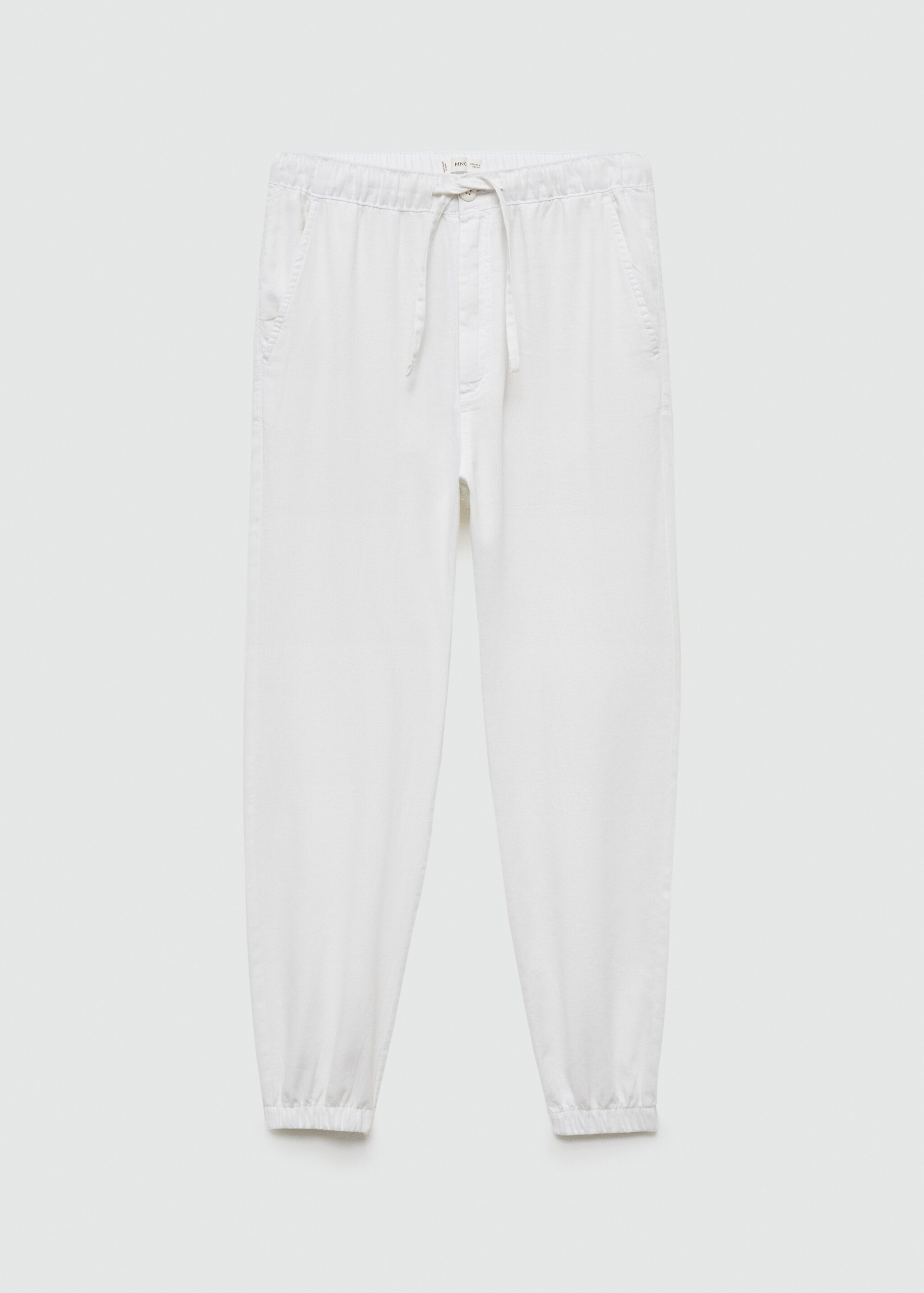 Linen jogger trousers - Article without model