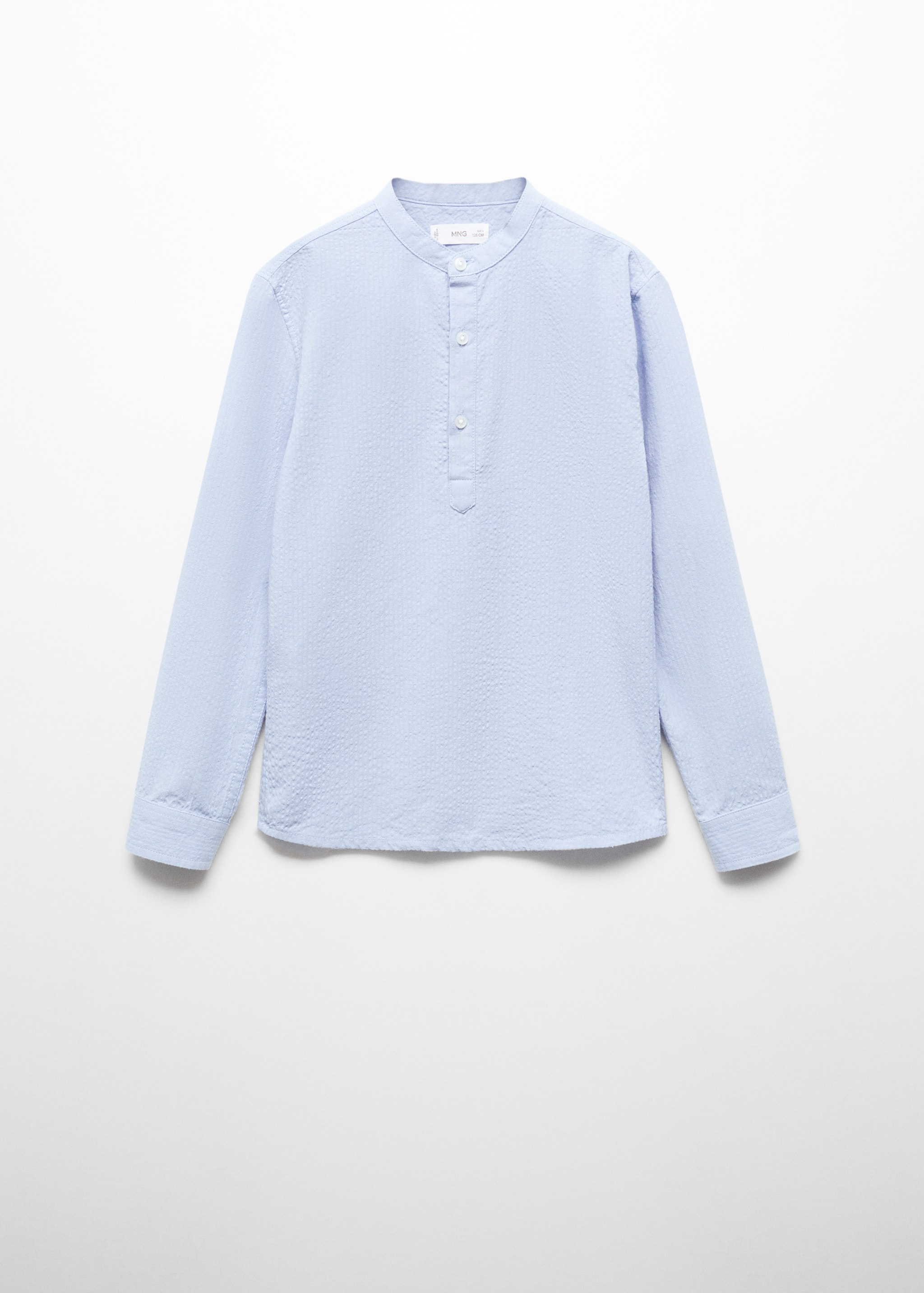 Regular fit Mao collar shirt - Article without model