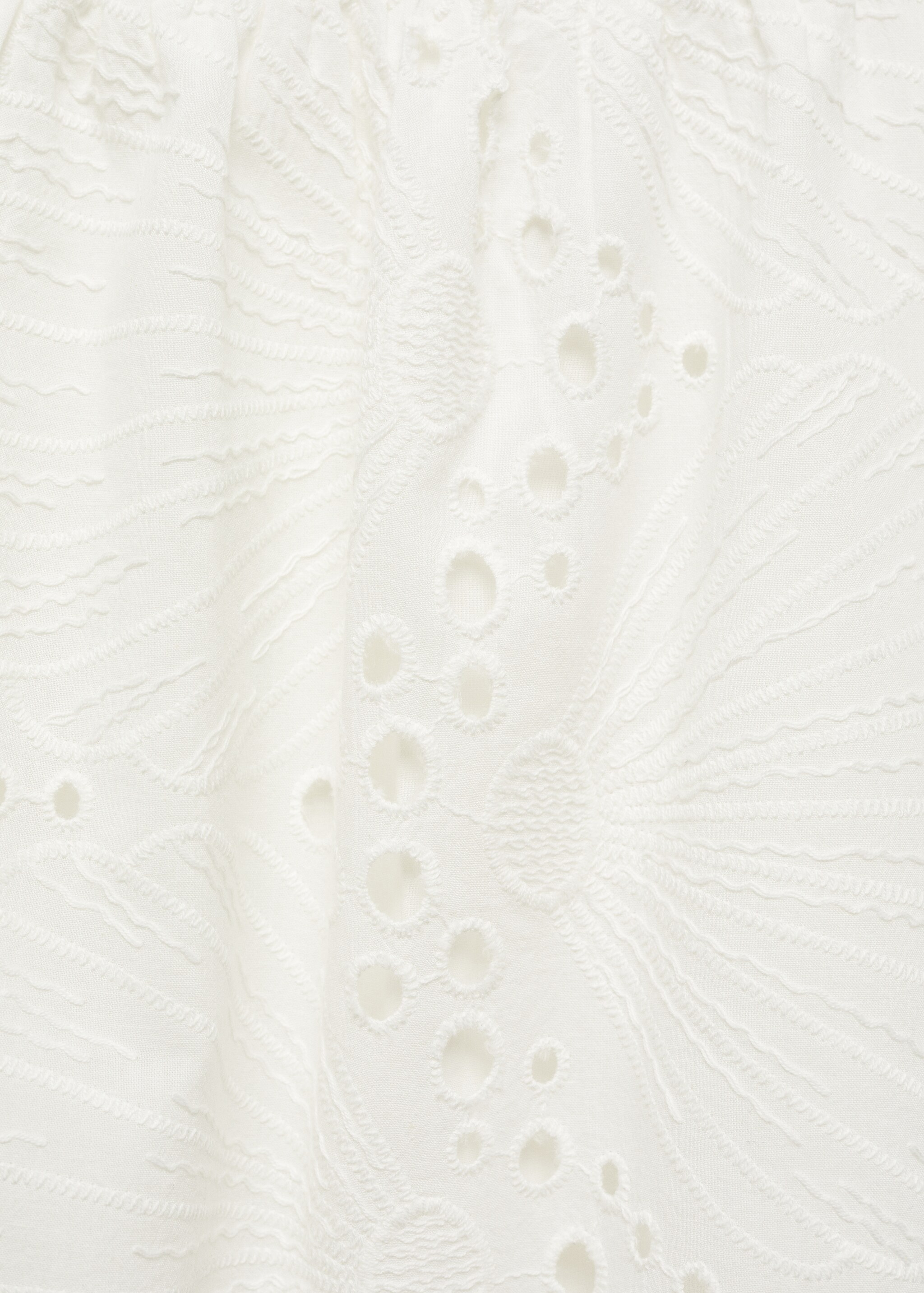 Embroidered openwork dress - Details of the article 8