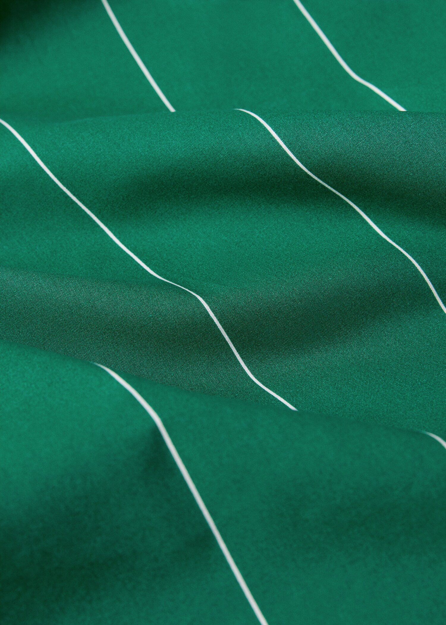 Striped printed cotton duvet cover for single bed - Details of the article 2