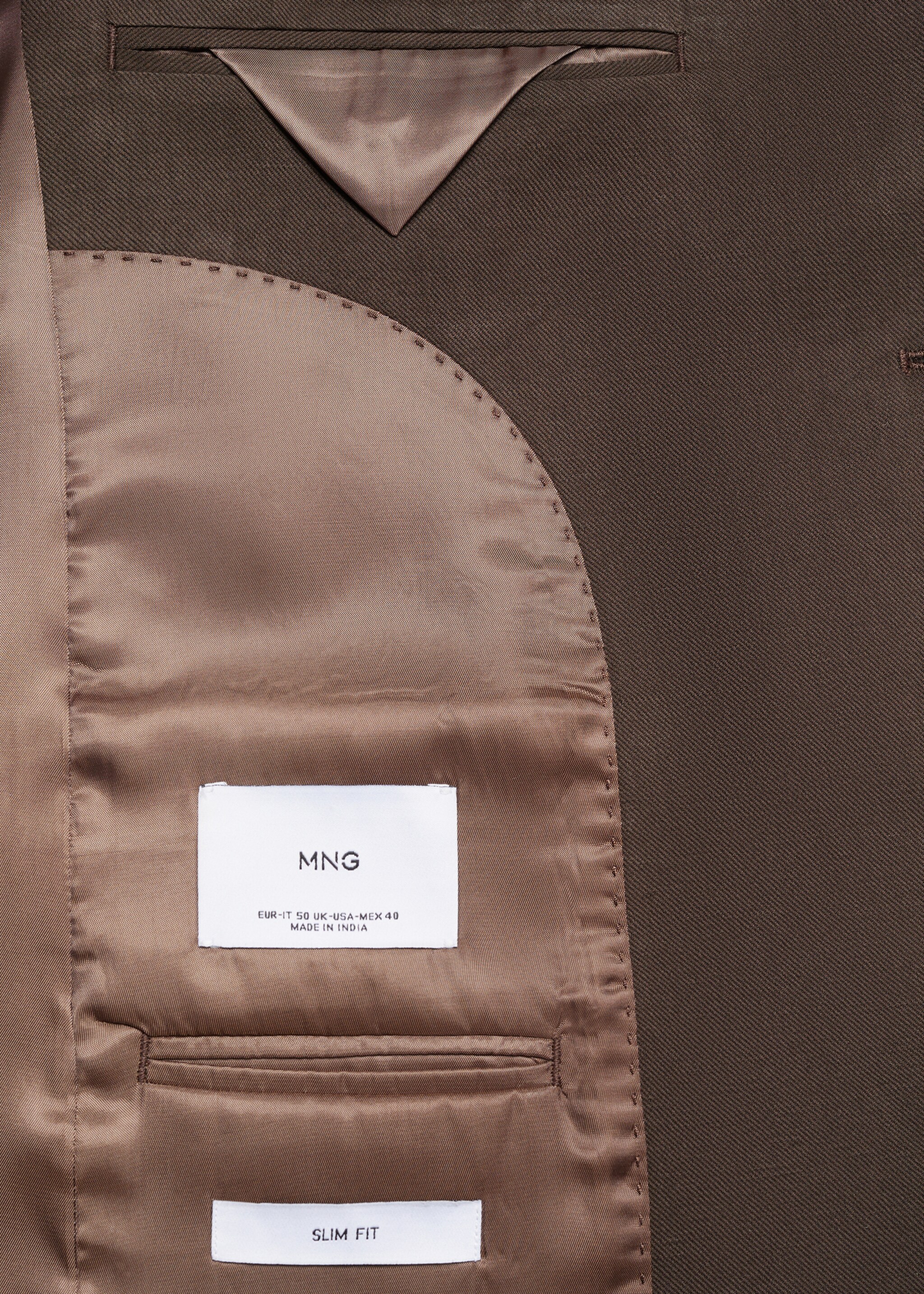 Americana traje slim fit algodón lino - Detalle del artículo 0