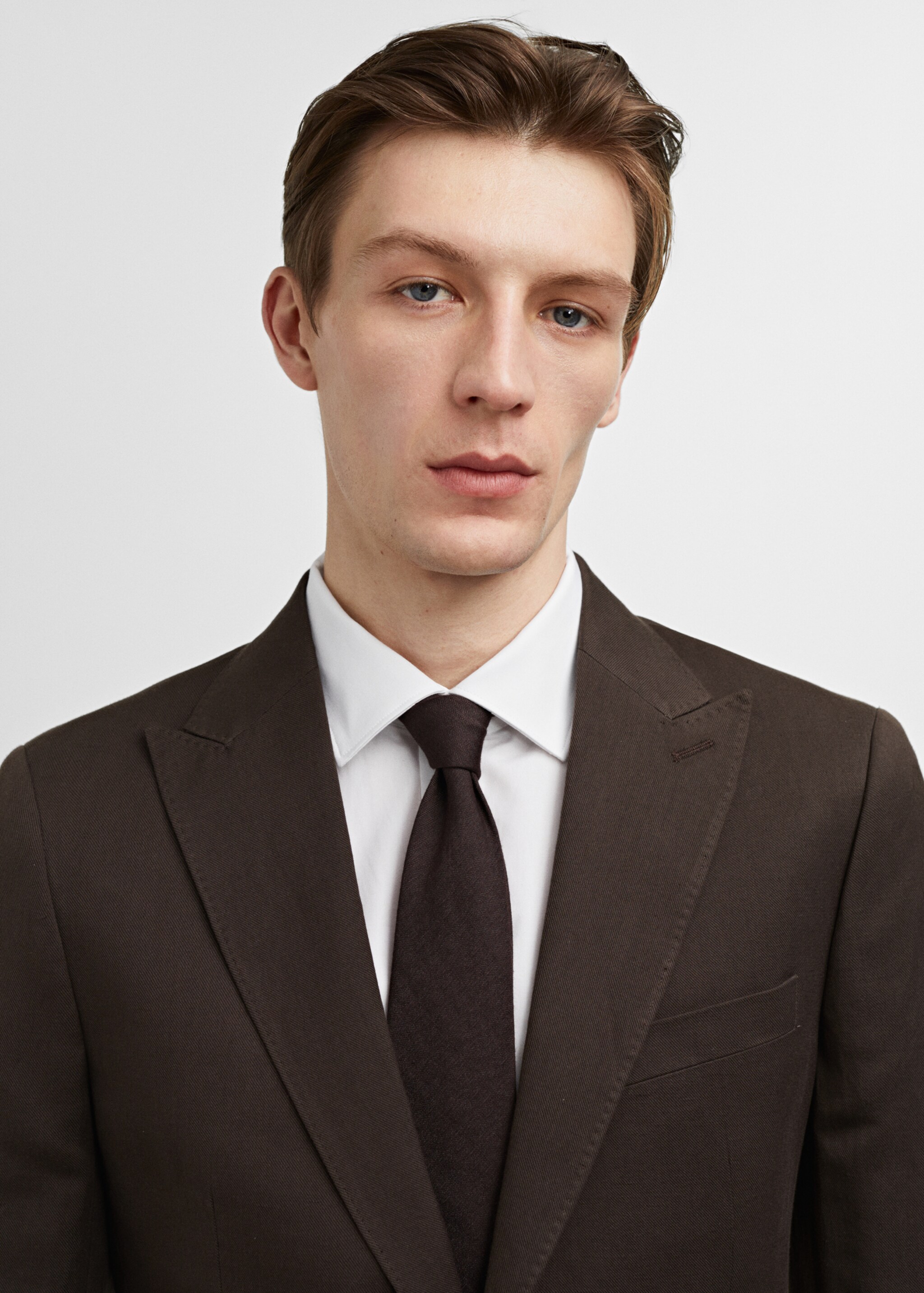Americana traje slim fit algodón lino - Detalle del artículo 1