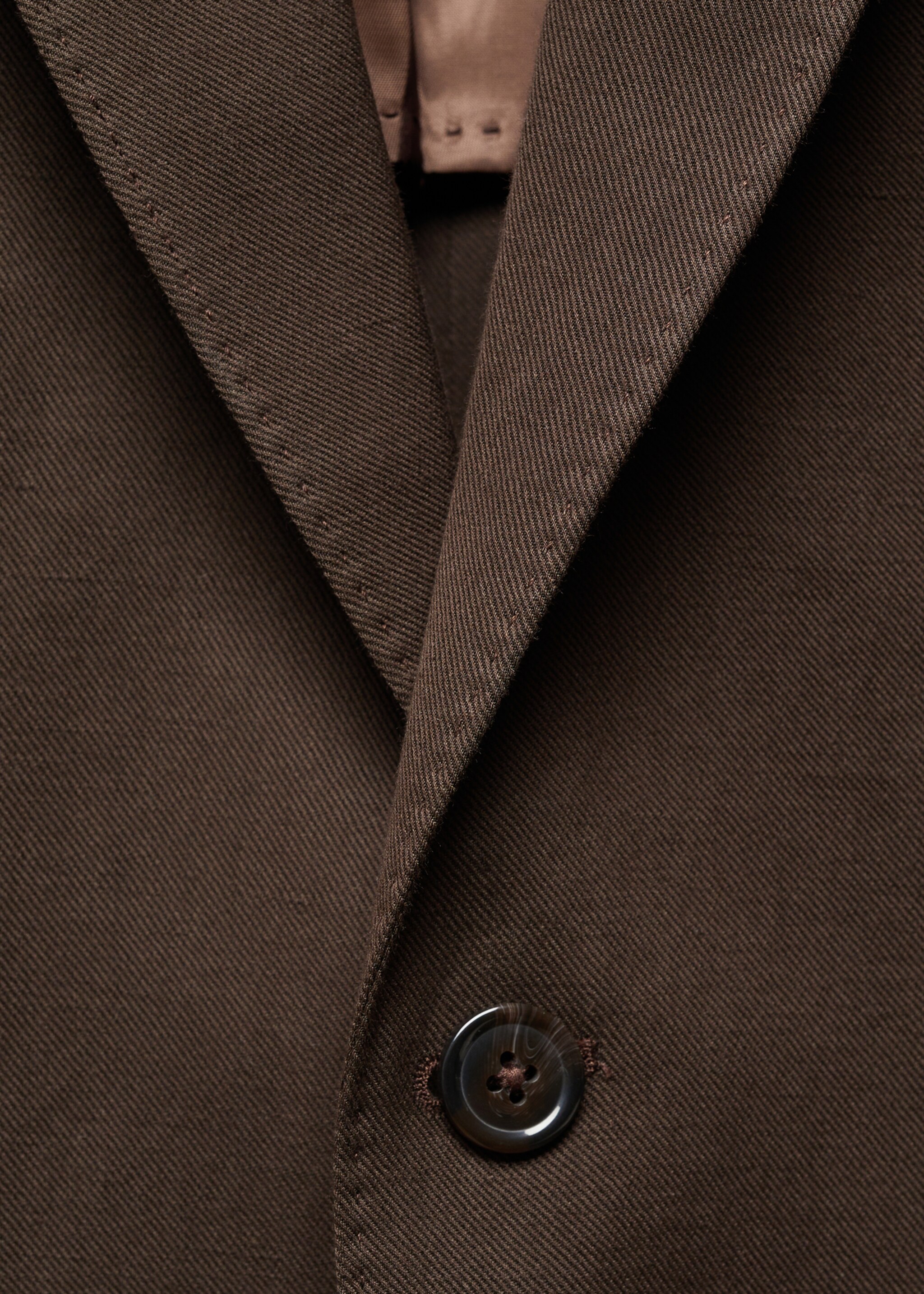 Americana traje slim fit algodón lino - Detalle del artículo 8