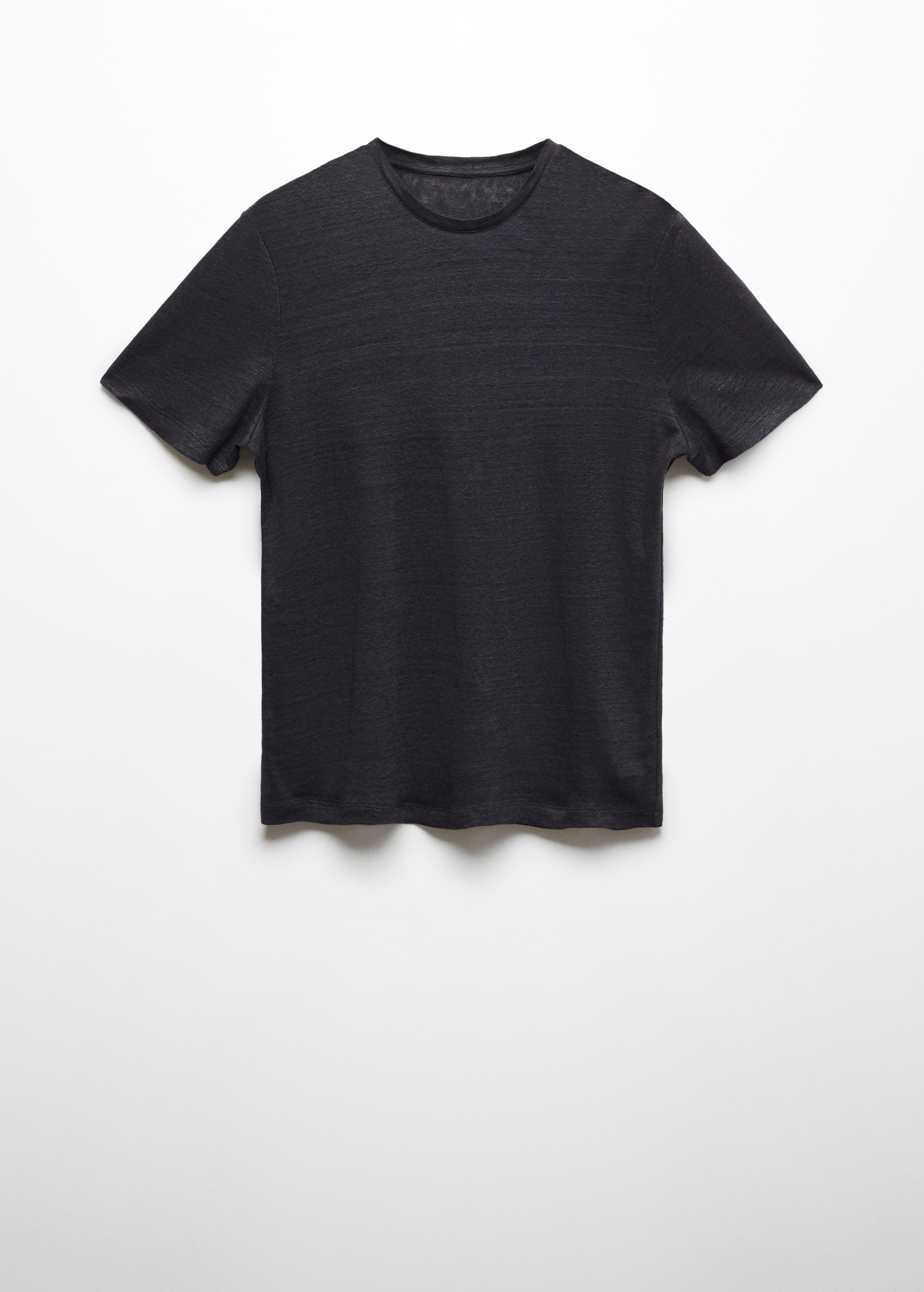 Slim-fit T-shirt 100% linnen - Artikel zonder model